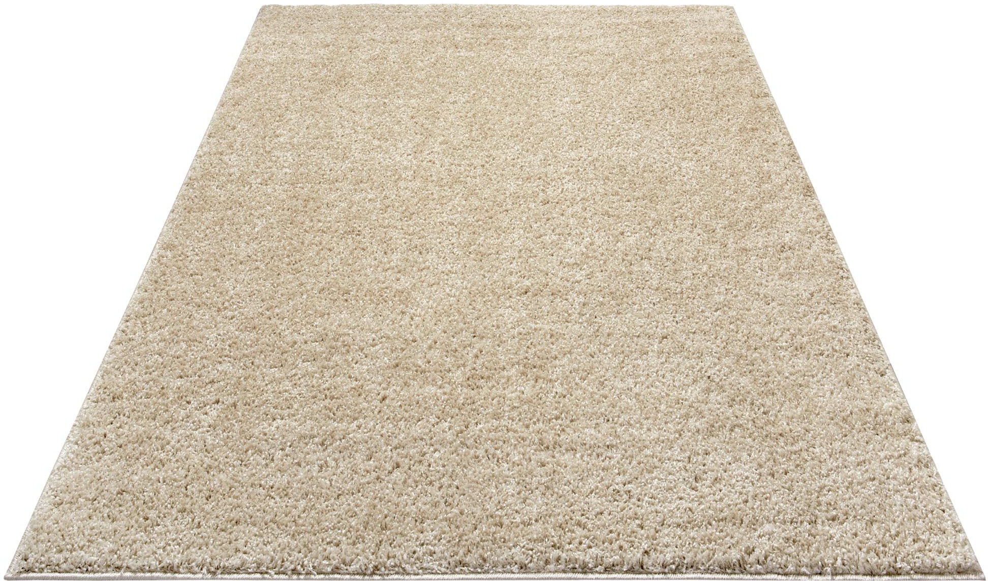 Image of freundin Home Collection Teppich »Amelie«, rechteckig, 30 mm Höhe, Weicher Flor, Unifarben, Schlichtes Design, ringsum gekettelt, pflegeleicht, strapazierfähig, Wohnzimmer, Schlafzimmer bei Ackermann Versand Schweiz