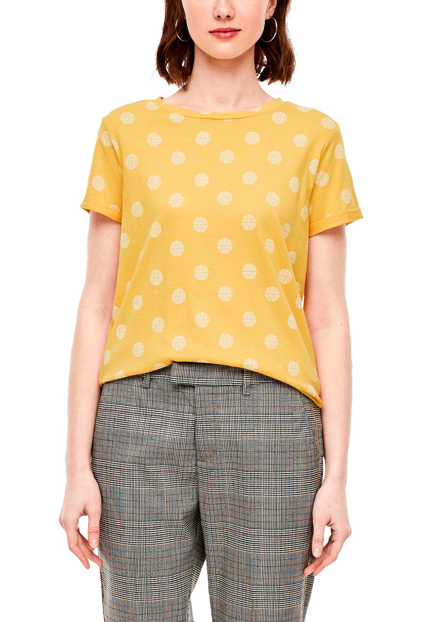 Image of Q/S by s.Oliver Rundhalsshirt, mit tollen verschiedenen Prints bei Ackermann Versand Schweiz