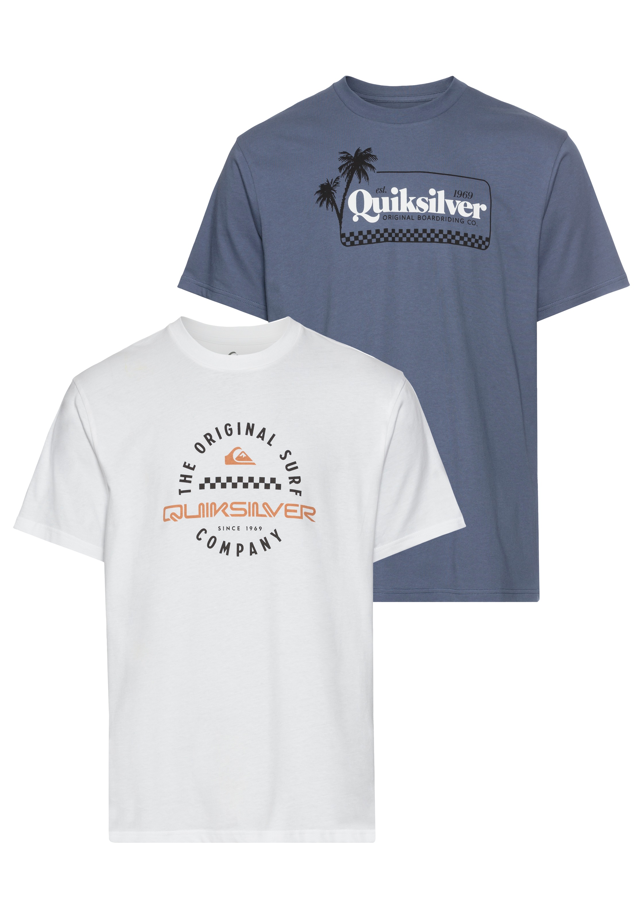 Image of Quiksilver T-Shirt "POST IT ROKELIA SHORT SLEEVE PACK YM" 2 Stk. Doppelpack T-Shirt mit Print