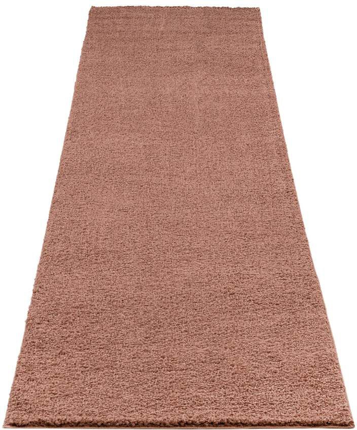 Image of Carpet City Hochflor-Läufer »Plainy«, rechteckig, 30 mm Höhe, Shaggy Polyester Teppich, besonders weich, Uni Farben, ideal für Flur & Diele bei Ackermann Versand Schweiz