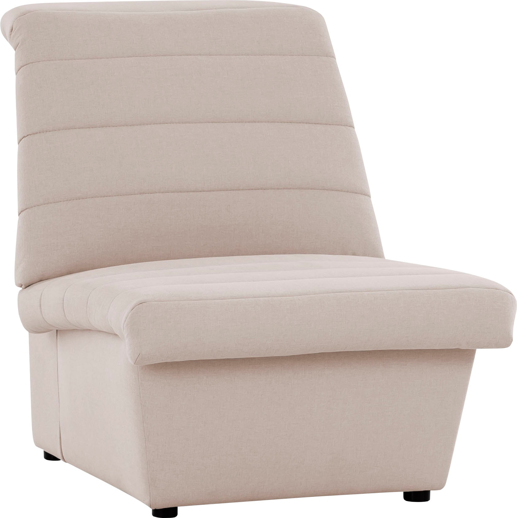 LOOKS by Wolfgang Joop Fauteuil »LOOKS VIII« Quersteppung, ohne Armlehnen, in zwei verschiedenen Grössen