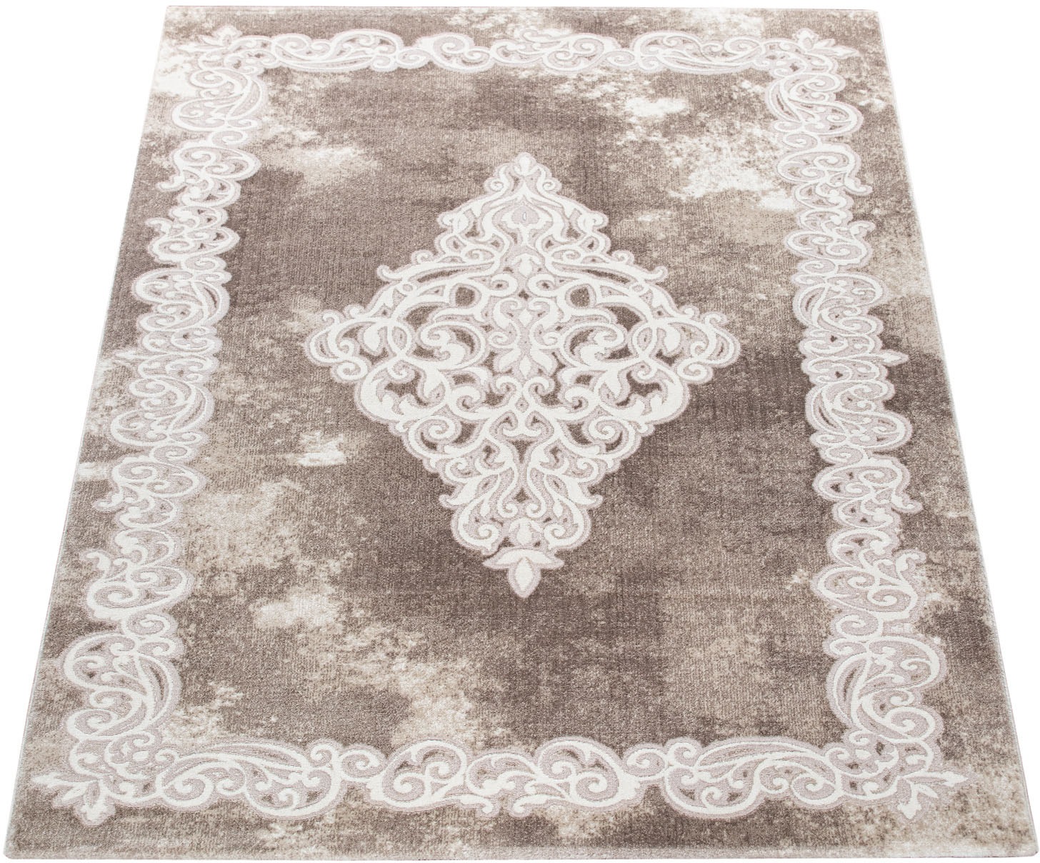 Image of Paco Home Teppich »Zaman 170«, rechteckig, 12 mm Höhe, Kurzflor, Orient-Optik, Vintage Design, Wohnzimmer bei Ackermann Versand Schweiz