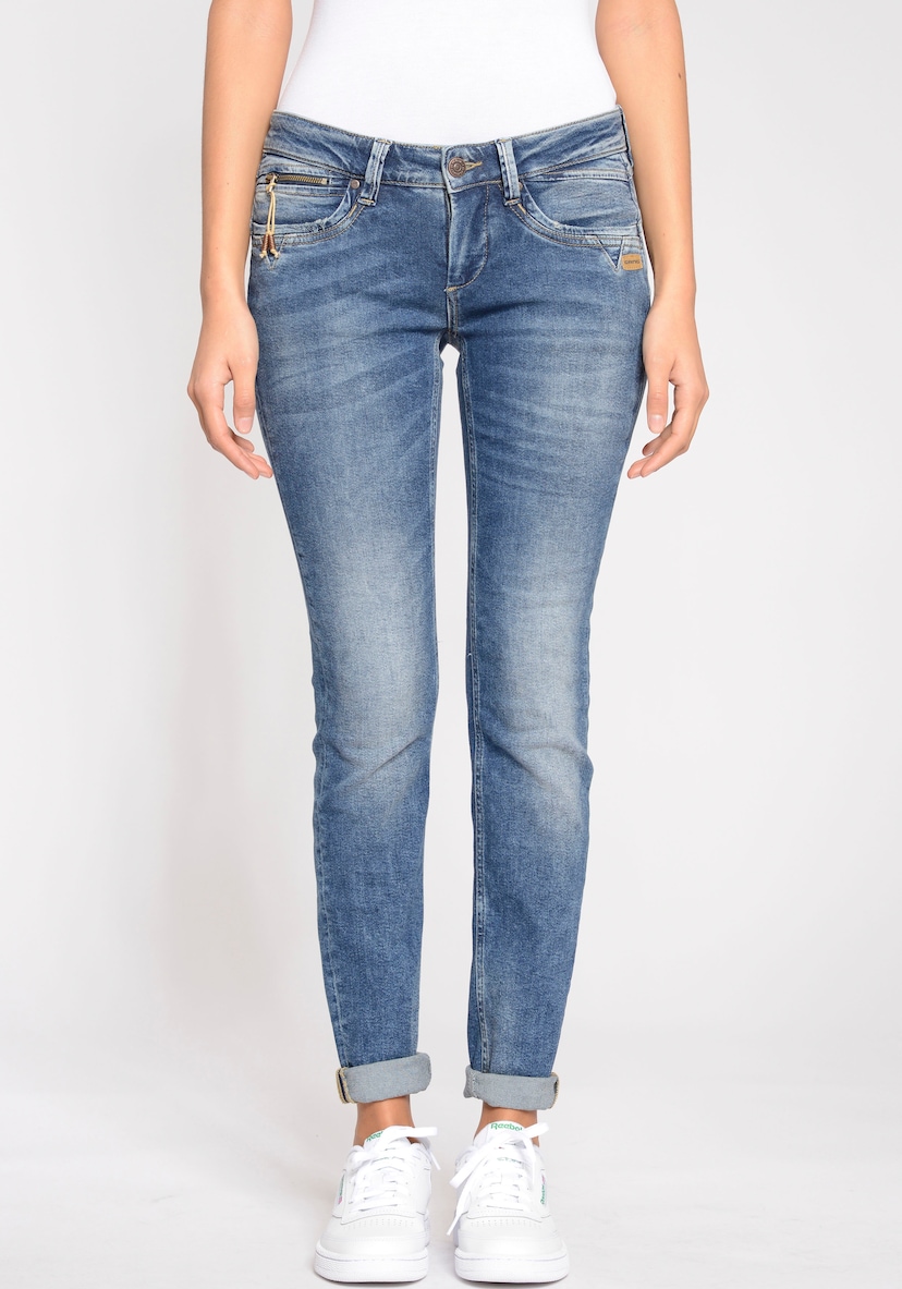 ♕ GANG Skinny-fit-Jeans »94Nena«, in authenischer Used-Waschung  versandkostenfrei bestellen