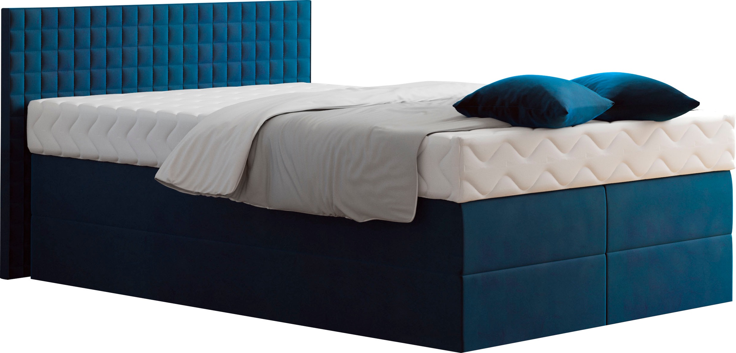Westfalia Schlafkomfort Boxspringbett, mit Zierkissen, wahlweise mit Topper