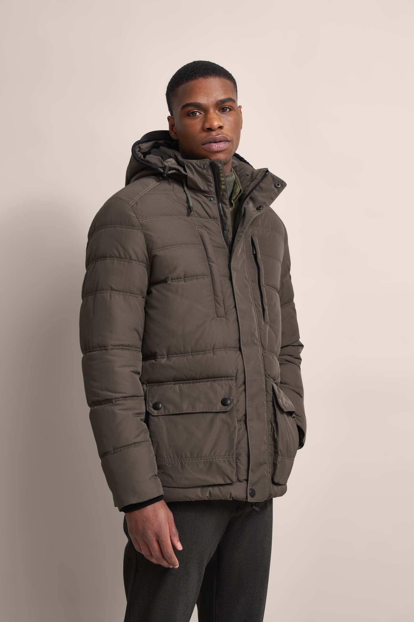 Image of bugatti Kurzjacke mit Kapuze mit abtrennbarer Kapuze