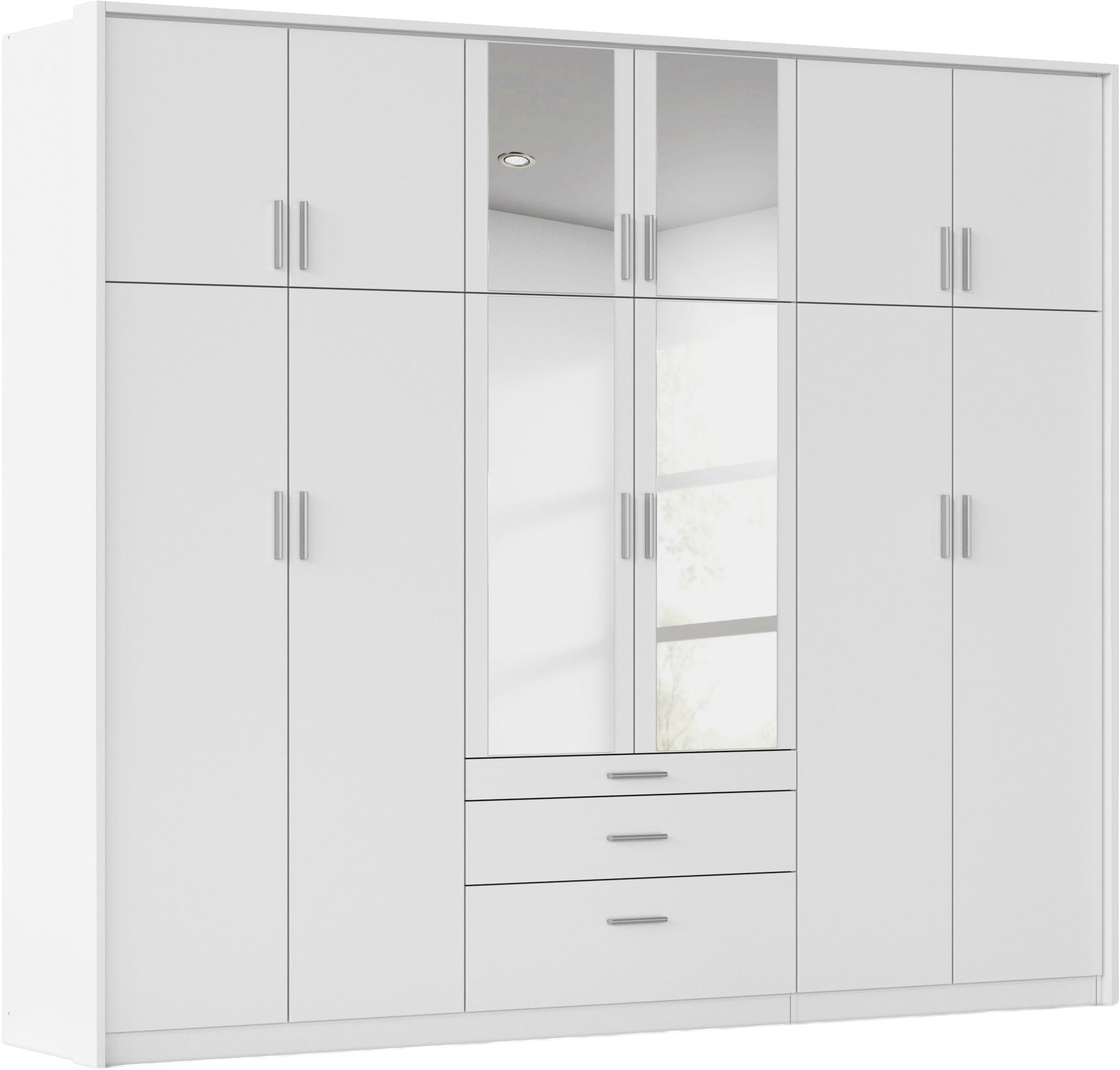 Image of rauch Kleiderschrank "Schrank Drehtürenschrank Garderobe Ankleide Schlafzimmer HILDESHEIM" Breiten: 185/275 cm, Höhe 231 cm, oberste Schublade mit praktischer Facheinteilung MADE IN GERMANY