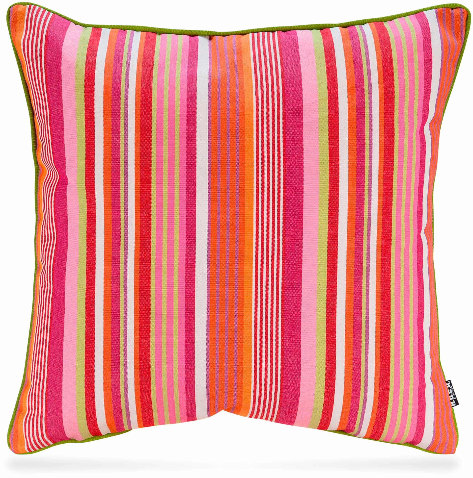 Image of H.O.C.K. Dekokissen "Yucatan Stripes" mit attraktivem Streifendesign, Kissenhülle mit Füllung, 1 Stück
