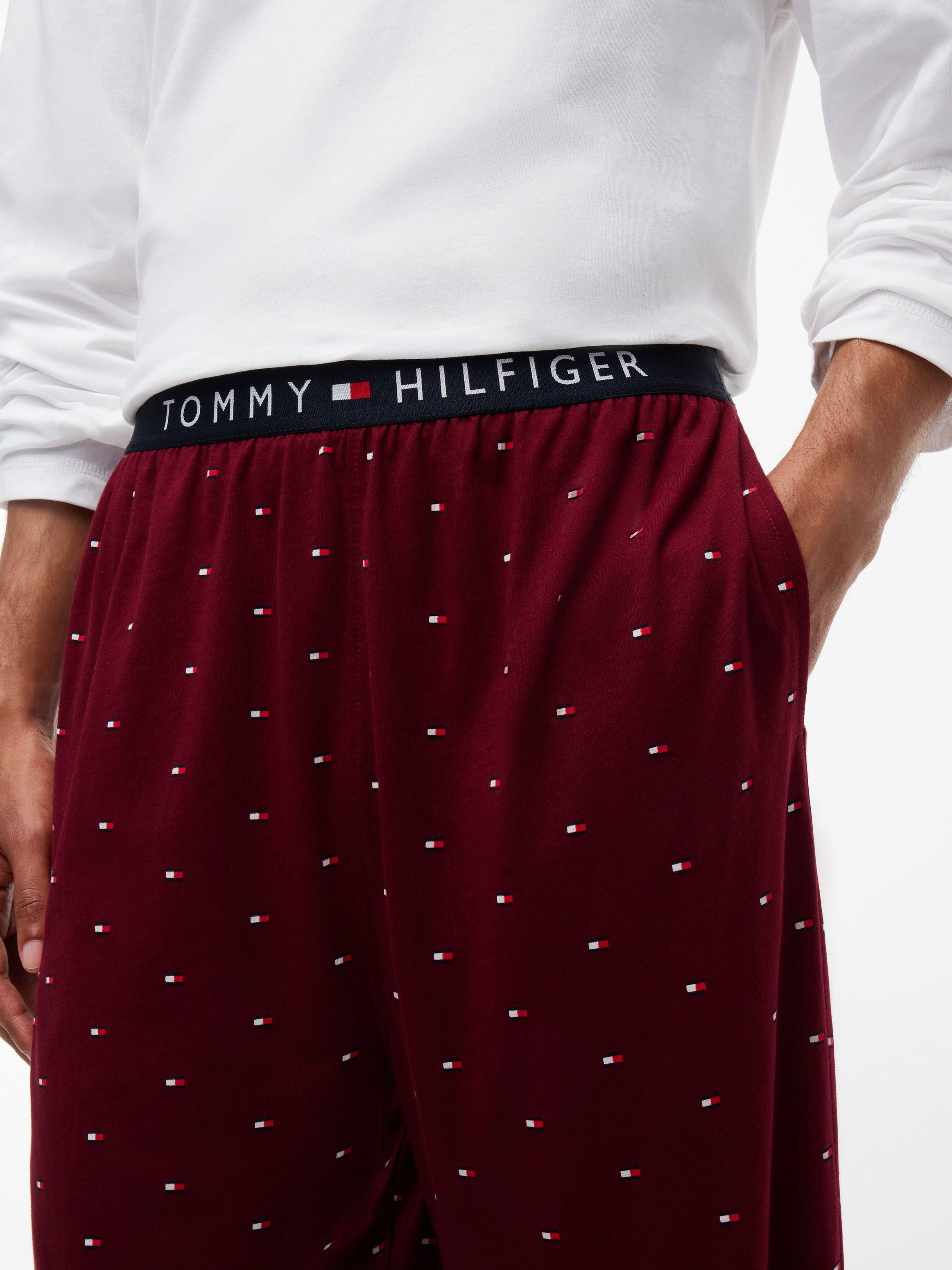 Tommy Hilfiger Underwear 1100000002199 »LS JERSEY LOGO PJ SET PRINT«