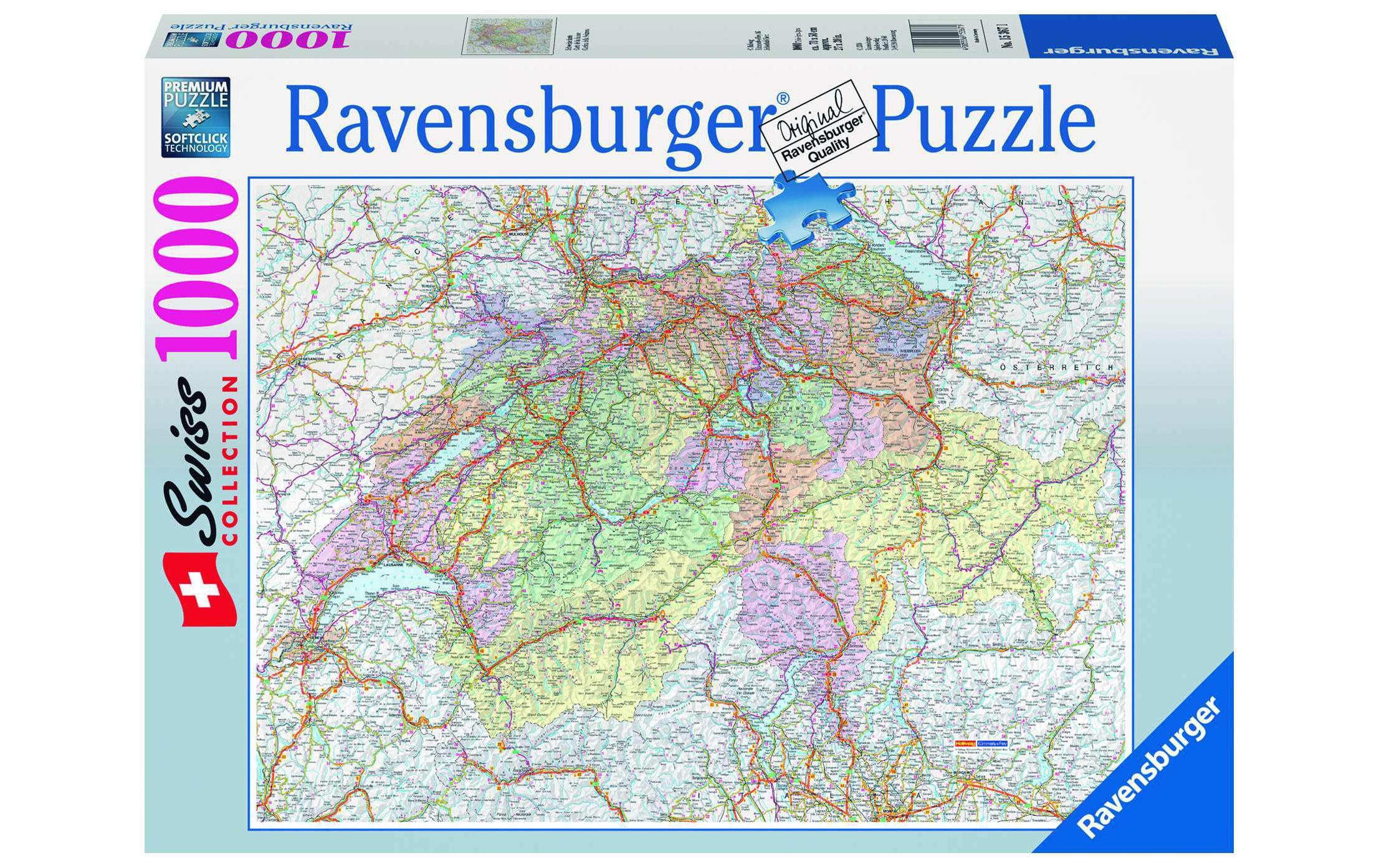 Image of Ravensburger Puzzle »Schweizerkarte« bei Ackermann Versand Schweiz