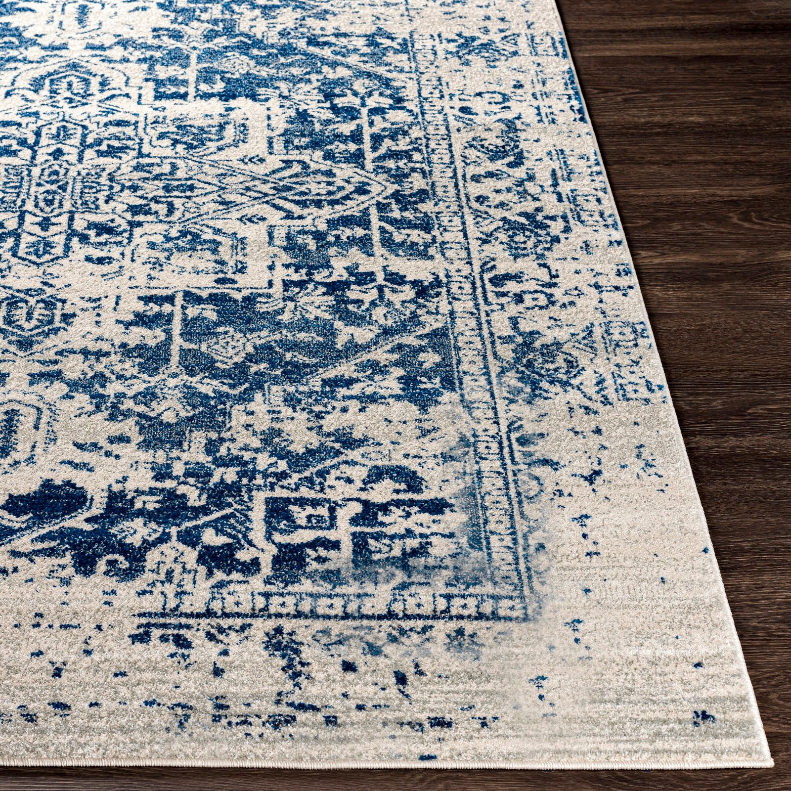 Surya Teppich »Traditional«, rechteckig, Boho Kurzflor Orientteppich, Wohnzimmer, Schlafzimmer, Blau