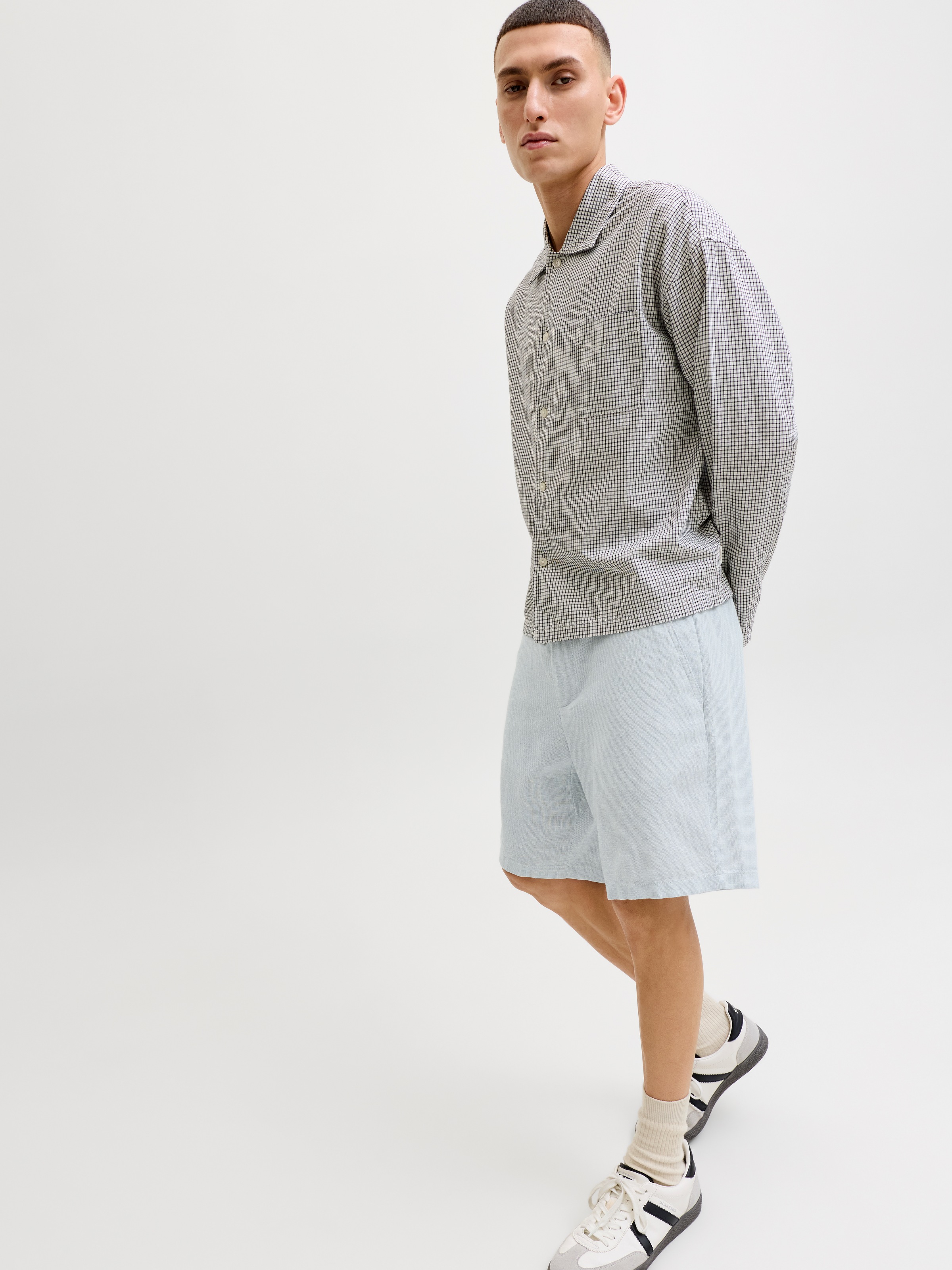 Jack & Jones Short en chino »JPSTACE MYKONOS LINEN BLEND SHORTS SRT«