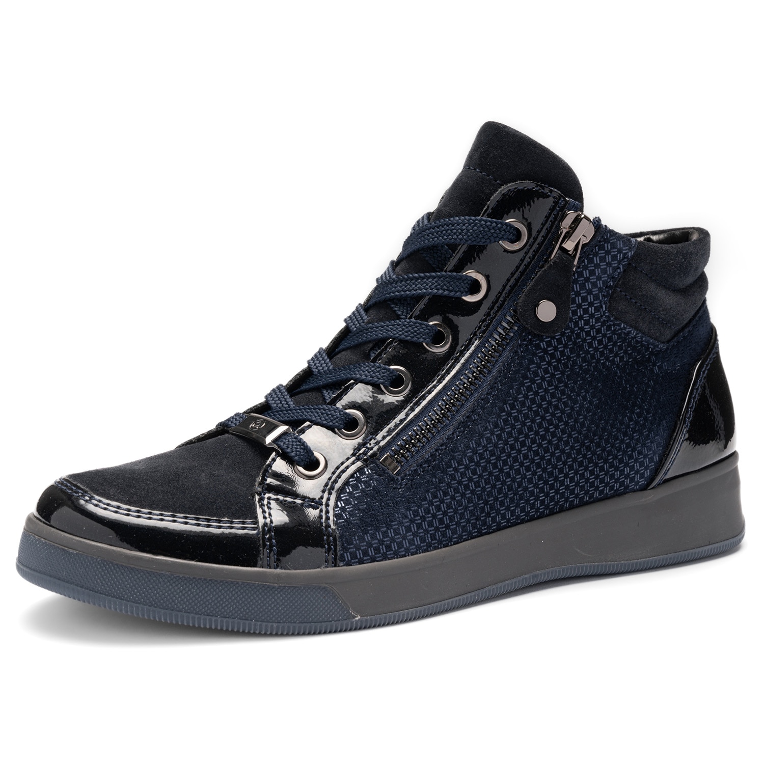 Ara Bottines de sneakers »ROM«  baskets montantes, bottines à lacets avec garnitures contrastantes