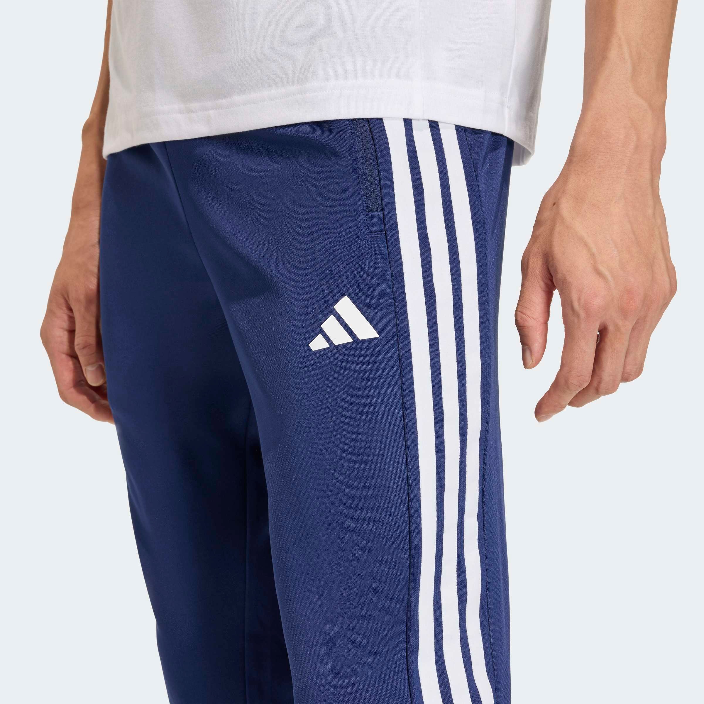 adidas Performance Pantalon de sport »WORKOUT ESSENTIALS ALL-SET 3-STREIFEN, GEWIRKTES MATERIAL«  pantalon d'entraînement, Climacool, coupe régulière