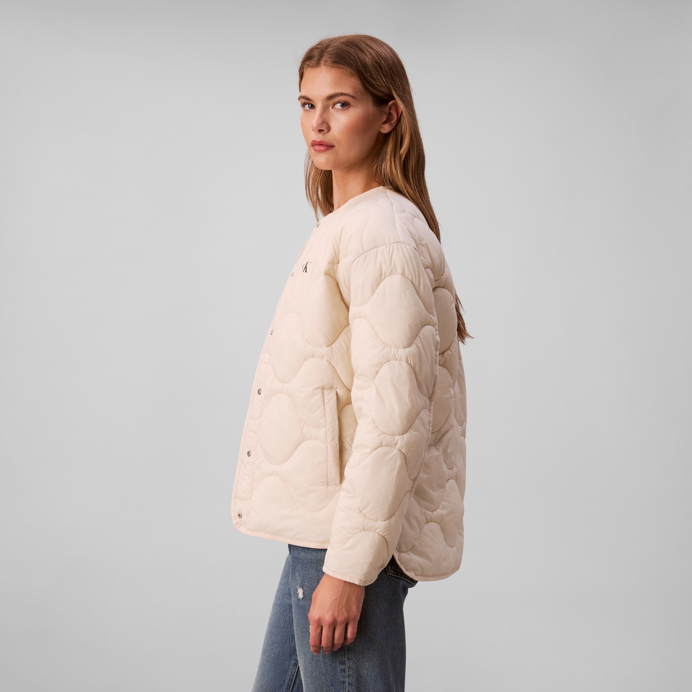 Calvin Klein Jeans Veste matelassée »INSULATED LINER JACKET« ohne Kapuze Mit Rundhalsausschnitt