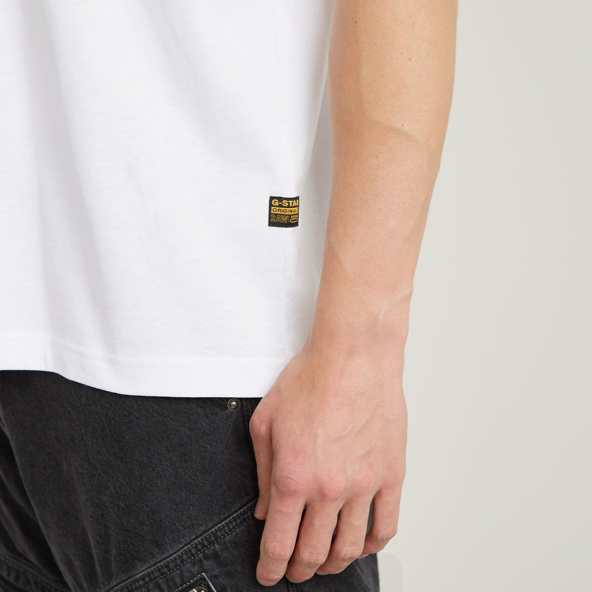 G-STAR Rundhalsshirt »Boxy« ärmellos, Logoschriftzug