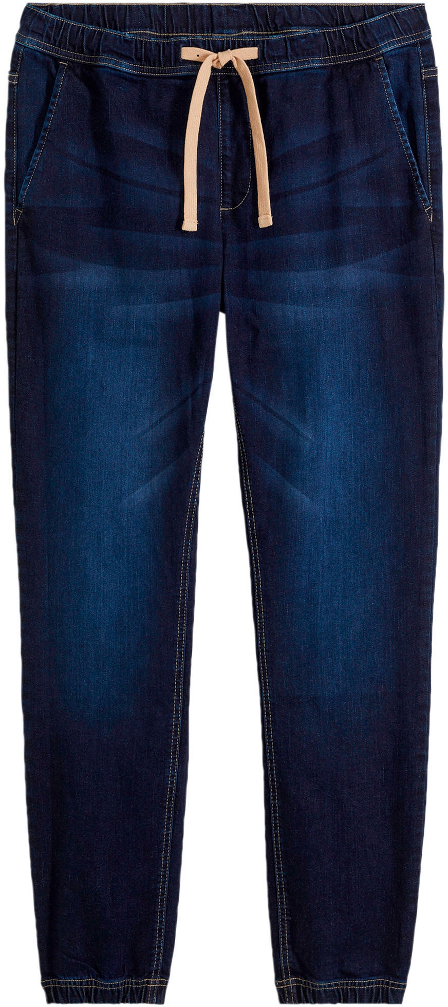 bonprix Jogg Pants Regular Fit, mit elastischem Gummizug und Kordel