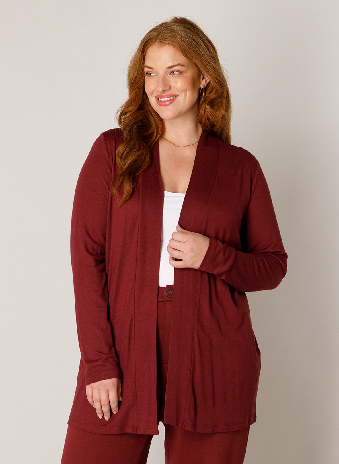Base Level Curvy Strickjacke »Ayla« Grosse Grössen