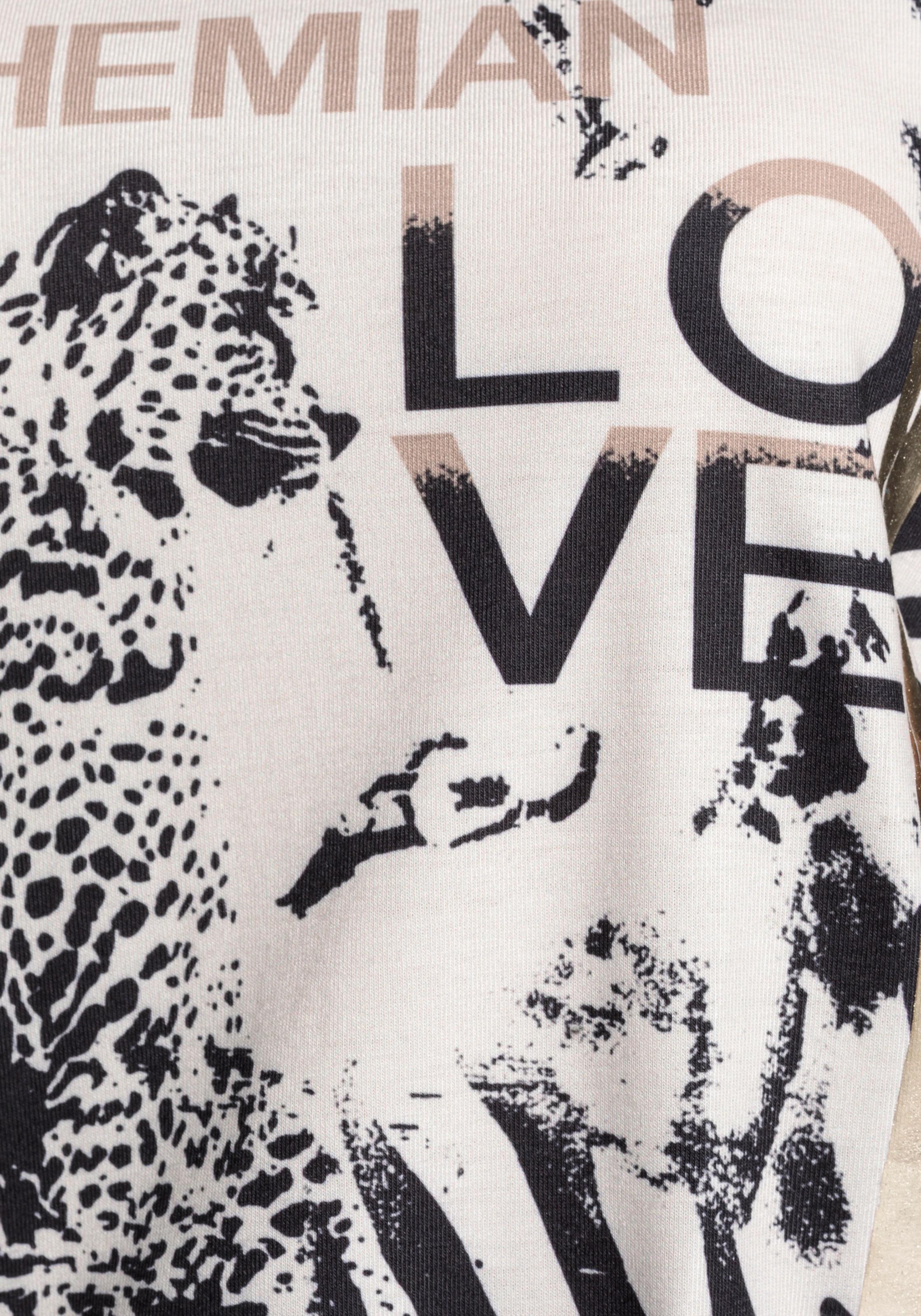 Laura Scott T-Shirt, mit Animalprint - NEUE KOLLEKTION