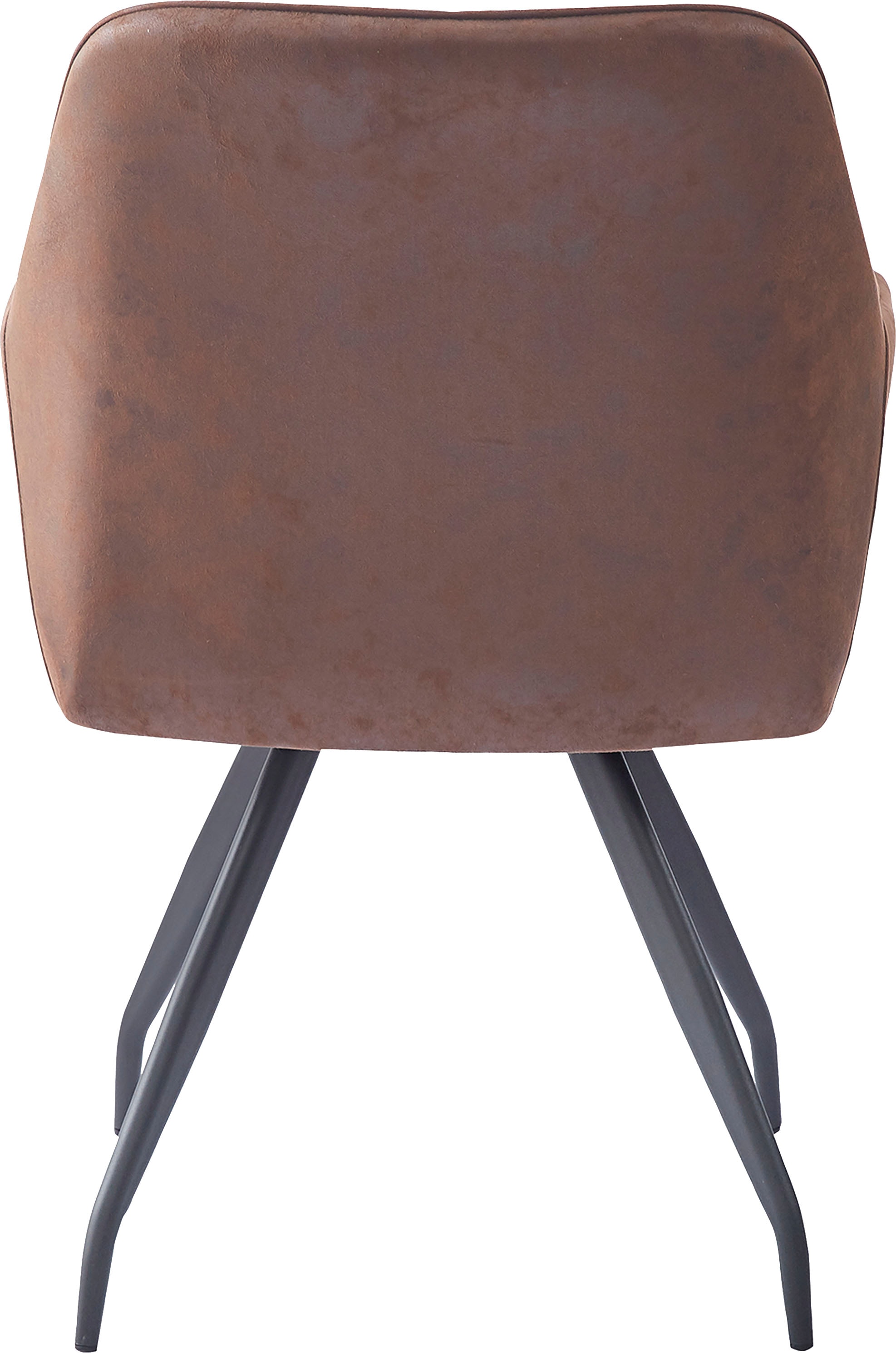 Kayoom Polsterstuhl »Stuhl Amber 225, Eleganter Stuhl mit Steppung«, 1 St., Eleganter Stuhl mit Steppung, moderne Eisen-Füsse