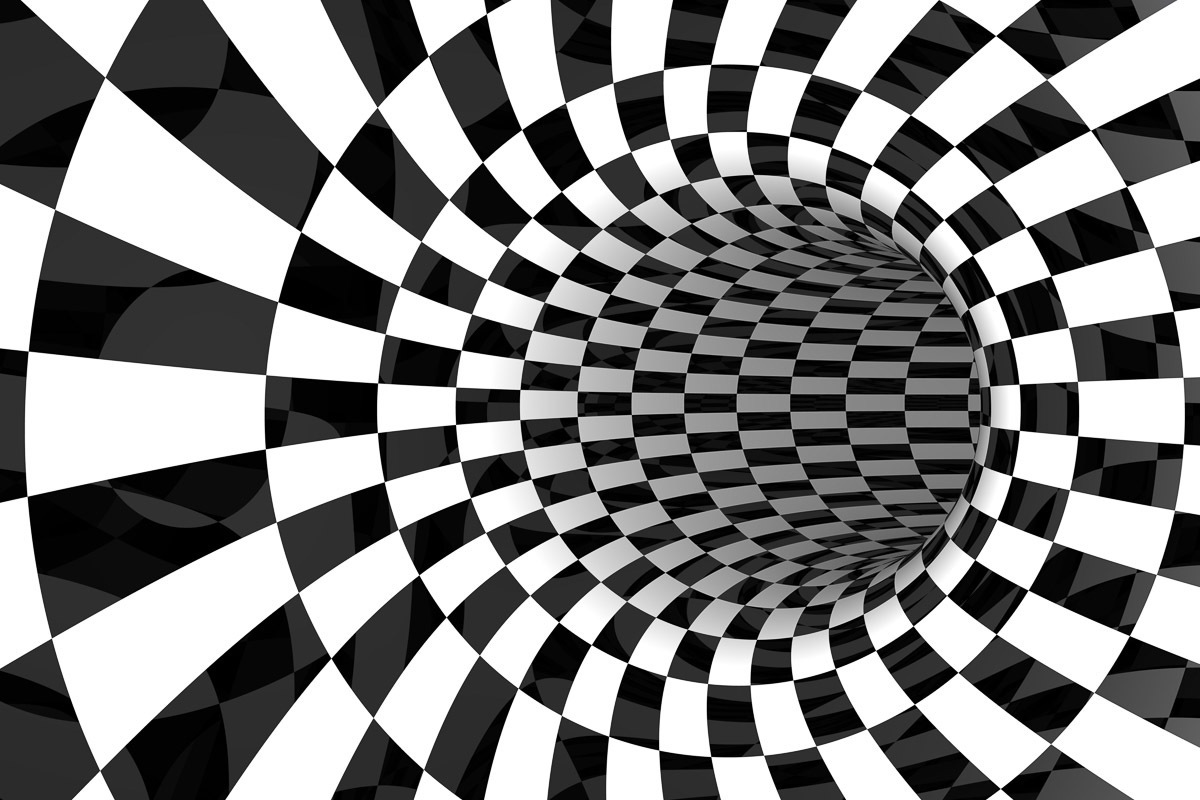 Image of Papermoon Fototapete »Gekacheltes abstraktes Schwarzweiss«, samtig, Vliestapete, hochwertiger Digitaldruck bei Ackermann Versand Schweiz