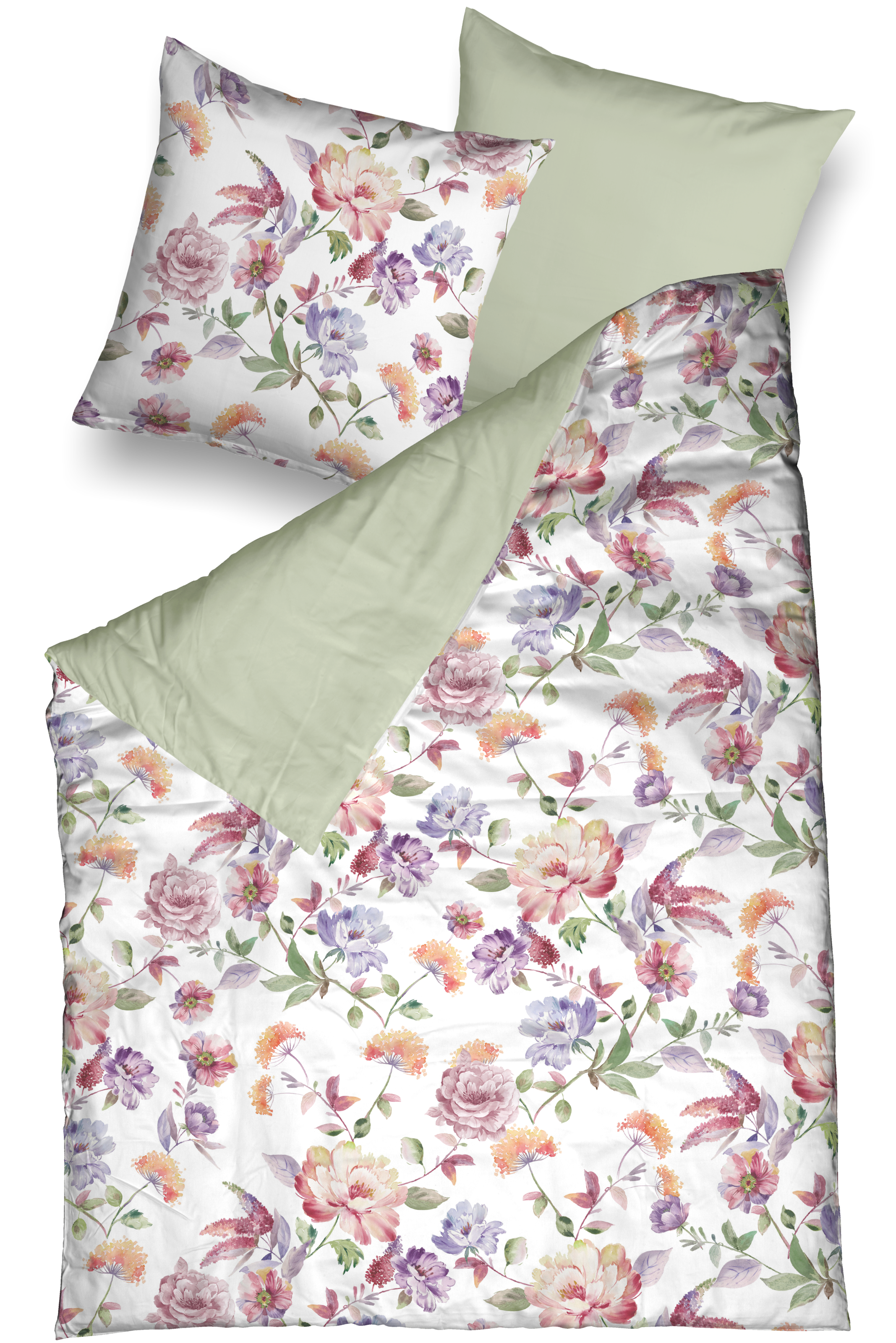 Image of CASATEX Wendebettwäsche "Marinella" 2 wunderschöne und sommerliche Wende-Bettwäsche