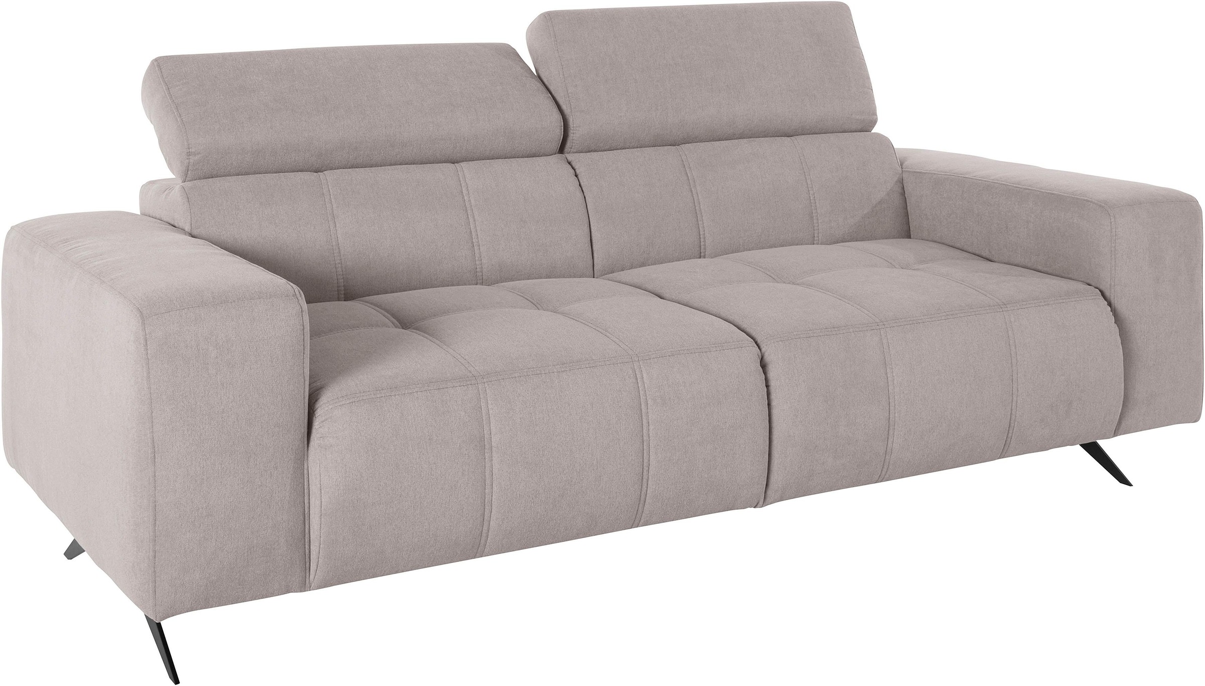 DOMO collection 2-Sitzer »Trento, mit Kufenfuss oder Einzelfuss«, wahlweise mit Kopfteilverstellung und in zwei Grössen erhältlich