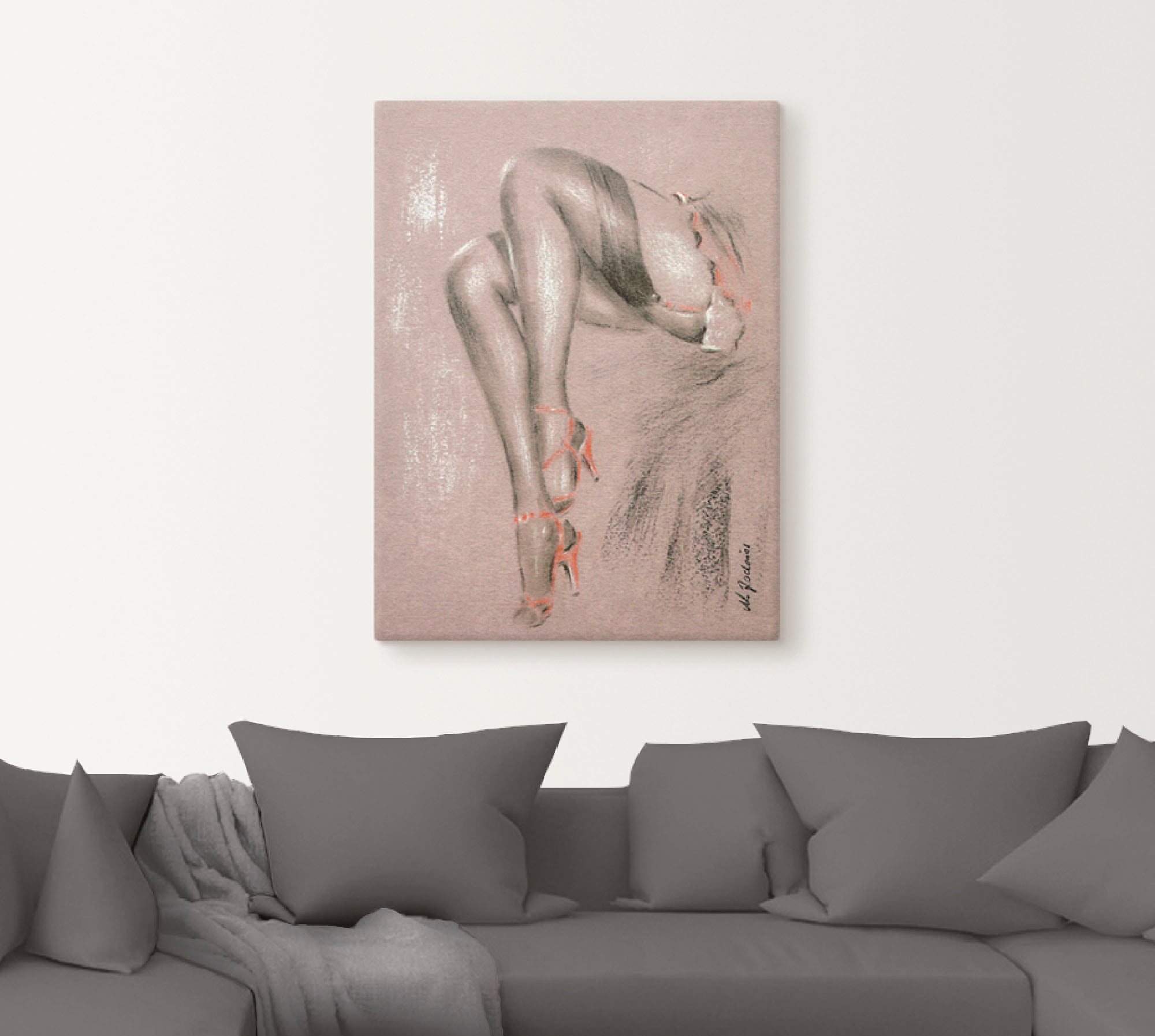 Artland Wandbild »Erotisches in High Heels«, Frau, (1 St.), als Leinwandbild, Poster in verschied. Grössen