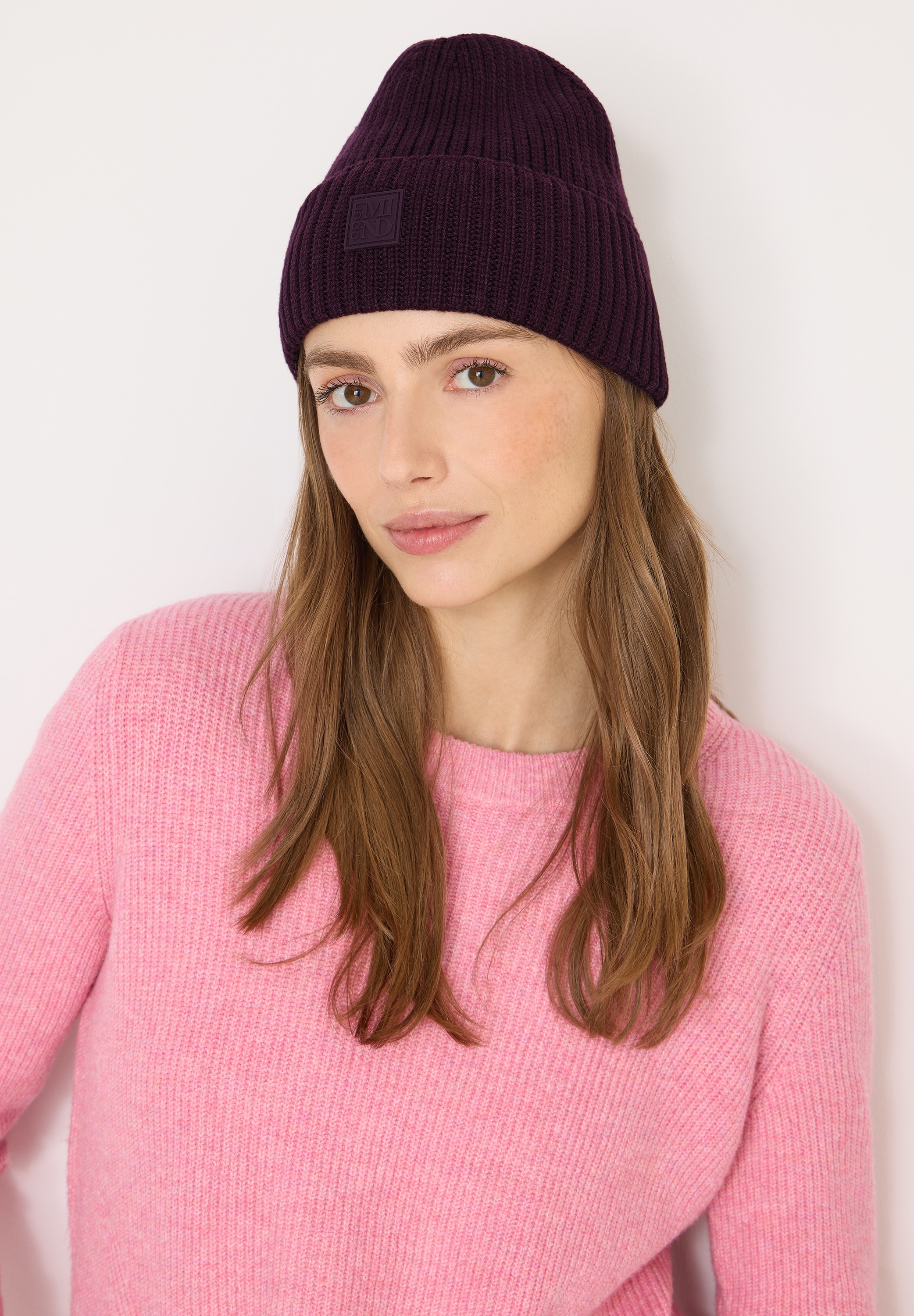 Cecil Strickmütze Beanie in Unifarbe