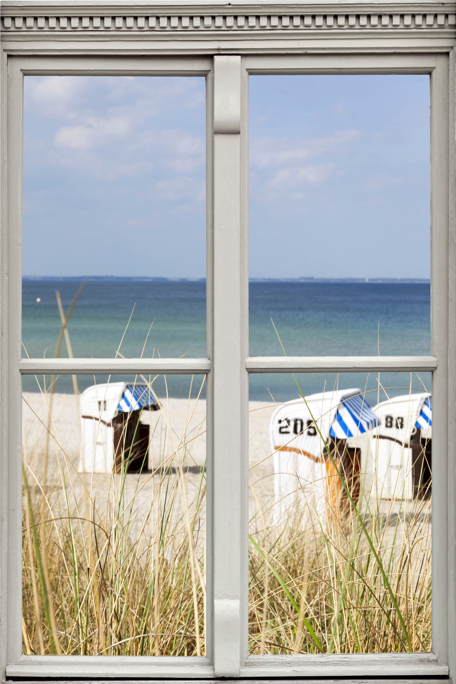 Image of queence Wandsticker »Strandkörbe« bei Ackermann Versand Schweiz