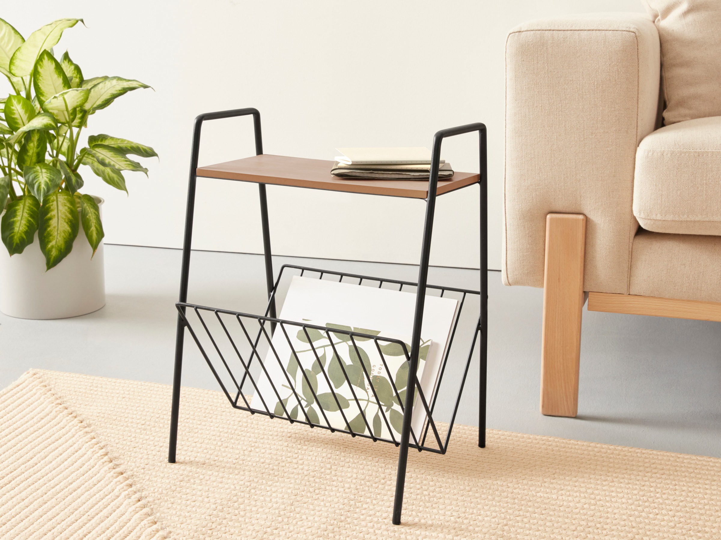 GALA Zeitungsständer »Cool Oak Way«, mit Holzablage kaufen