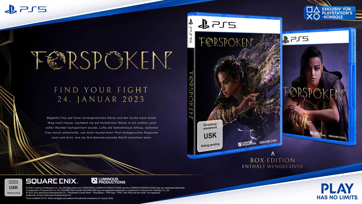 SquareEnix Spielesoftware »Forspoken«, PlayStation 5