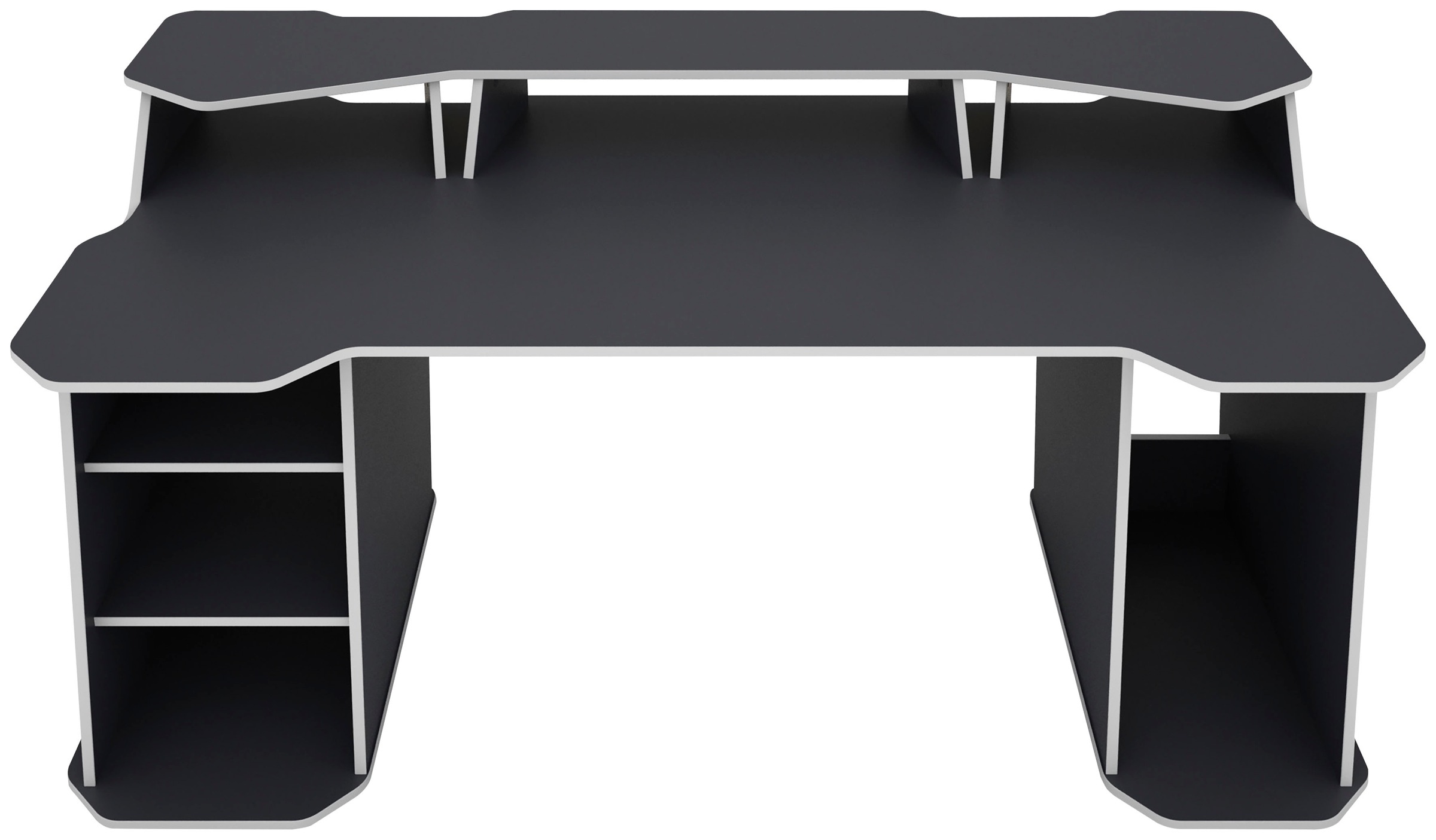 Image of byLIVING Gamingtisch "MATRIX" 180 cm mit Platz für 3 Bildschirme, gratis Aufkleberset