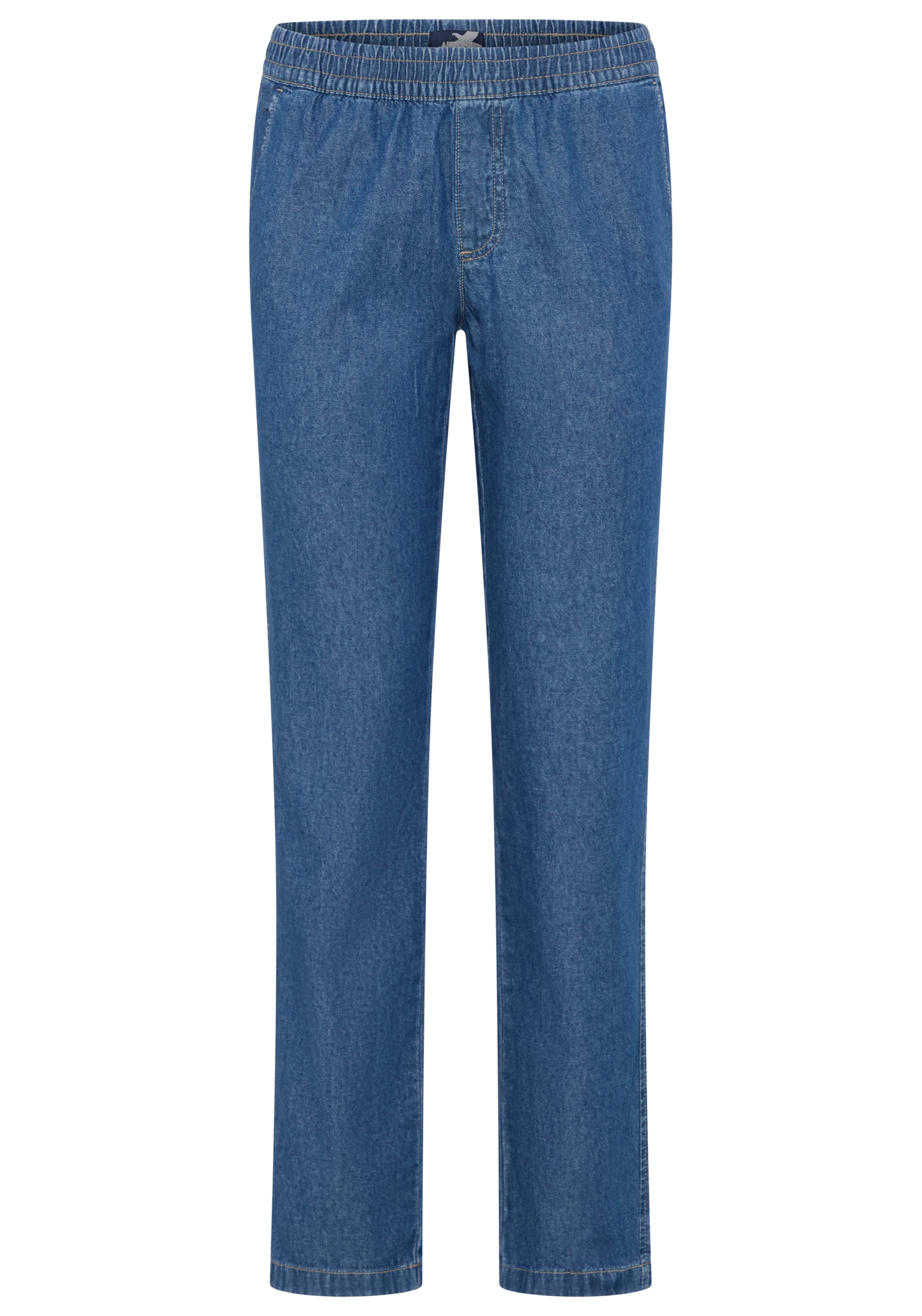 Arizona Jeans Relax-fit »mit Schlupfbund« avec coupe droite des jambes, hauteur normale de taille, en coton