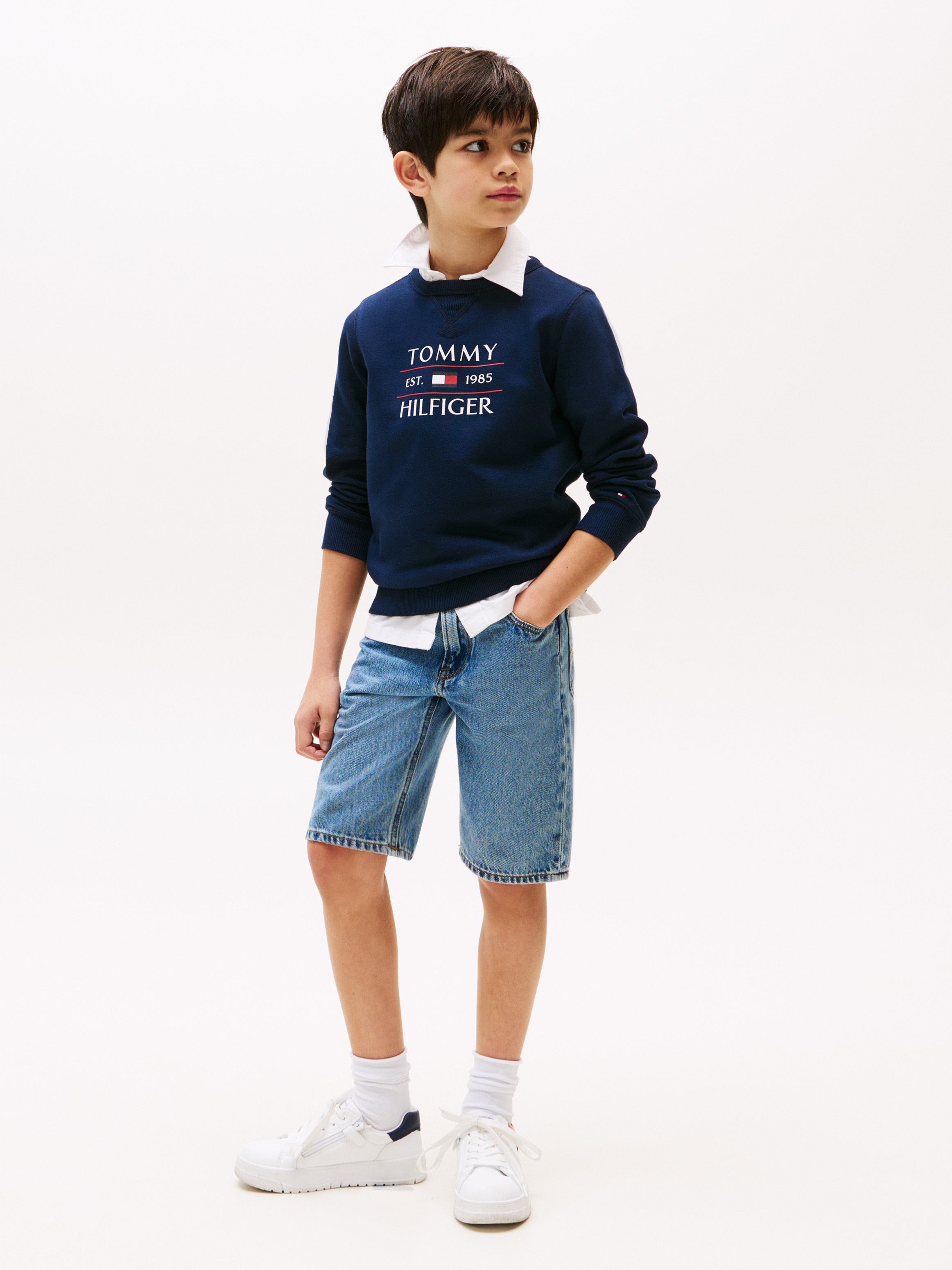 Tommy Hilfiger Sweatshirt »TOMMY FLAG HILFIGER SWEATSHIRT«