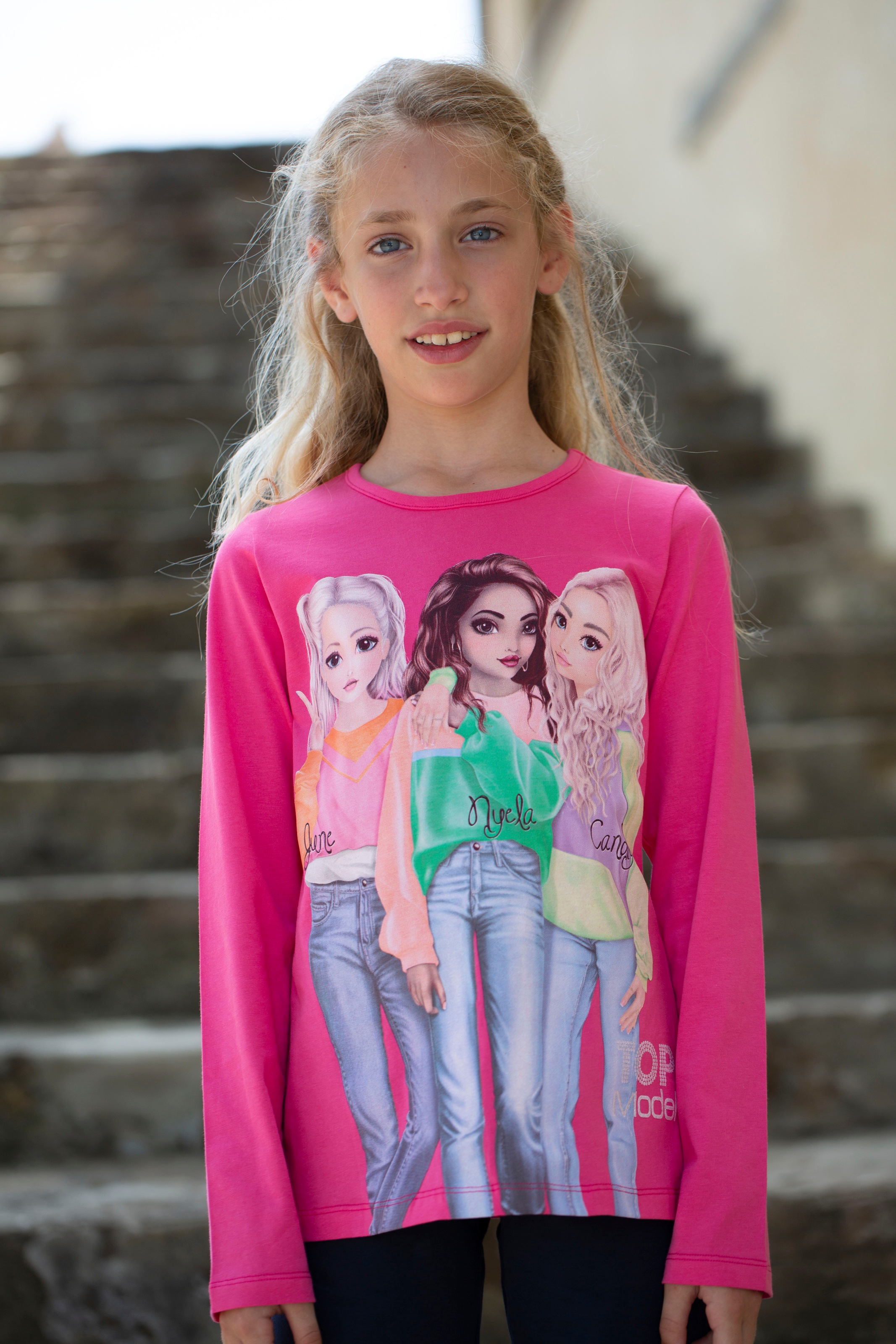 TOPModel Langarmshirt »Topmodel Langarmshirt« mit extra grossem, coolem Frontmotiv