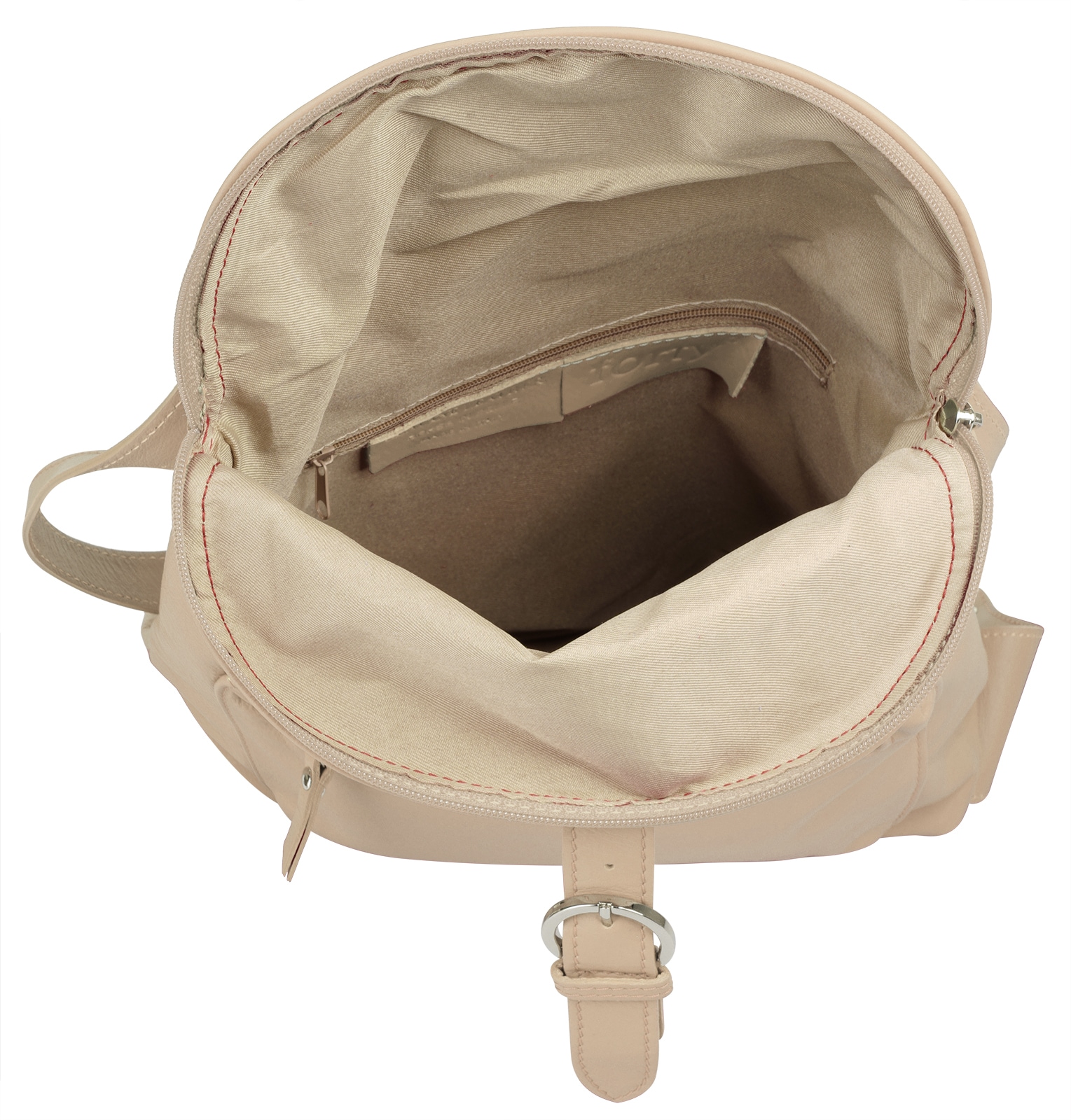 forty° Cityrucksack, echt Leder, Made in Italy