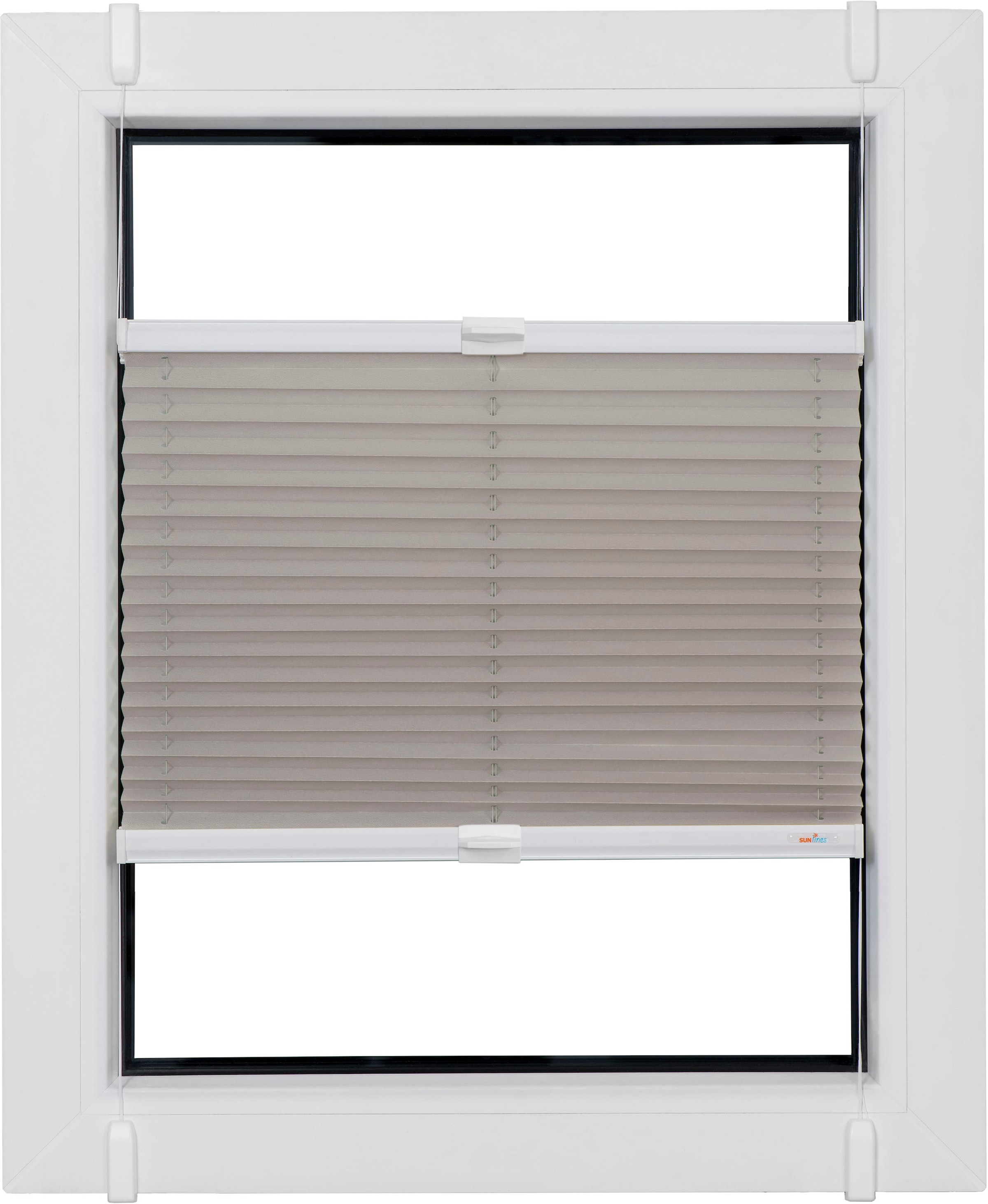 Image of sunlines Plissee "Budget Crepe" Lichtschutz ohne Bohren verspannt Klemmfix, glatt