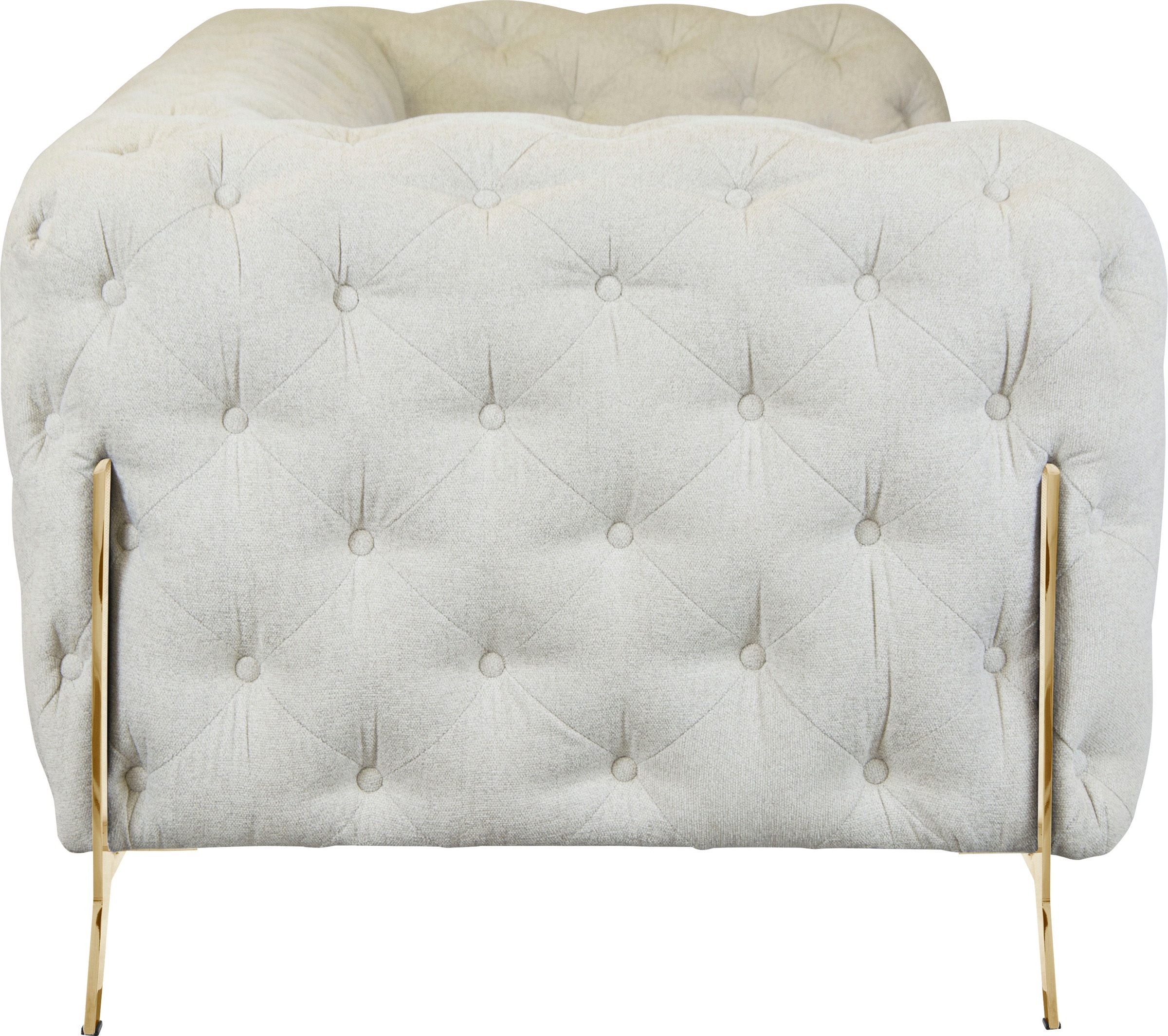 Leonique Chesterfield-Sofa »Amaury«, aufwändige Knopfheftung, moderne Chesterfield Optik, Fussfarbe wählbar