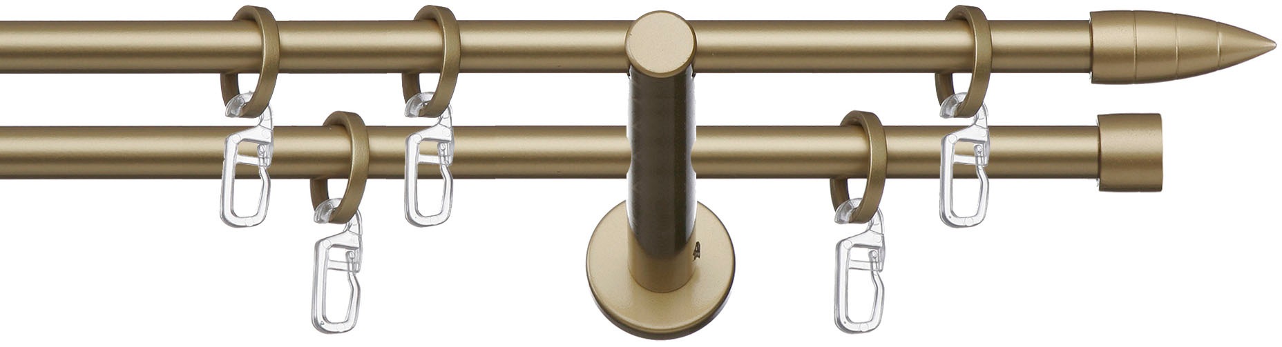 Image of indeko Gardinenstange »Menorca«, 2 läufig-läufig, Fixmass bei Ackermann Versand Schweiz