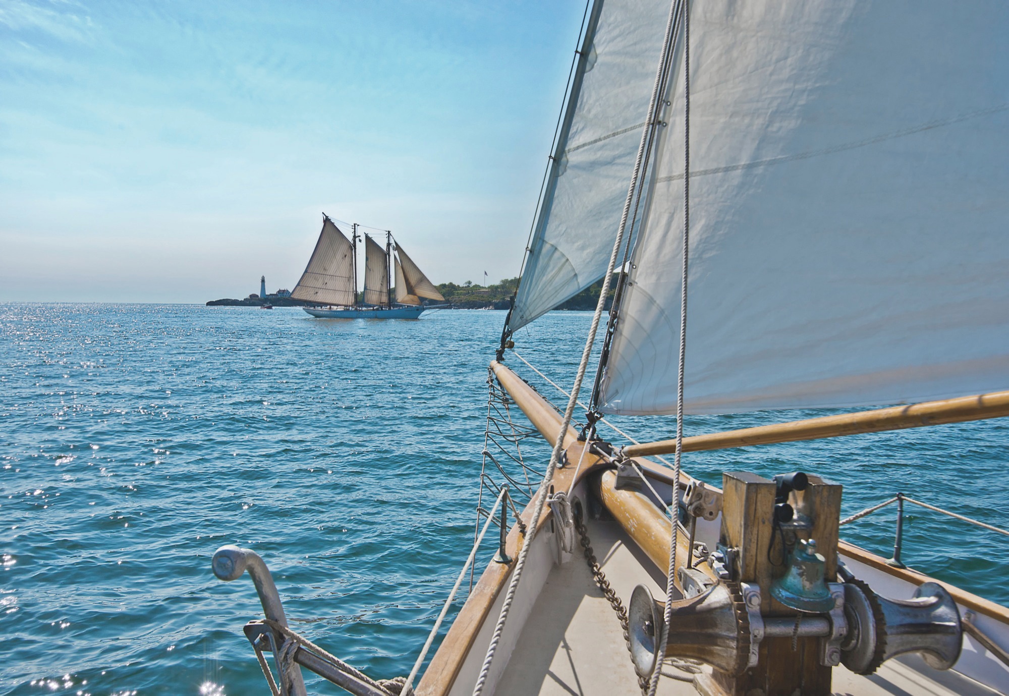 Image of Komar Fototapete "Sailing - Grösse 368 x 254 cm" bedruckt glatt Wohnzimmer, Schlafzimmer