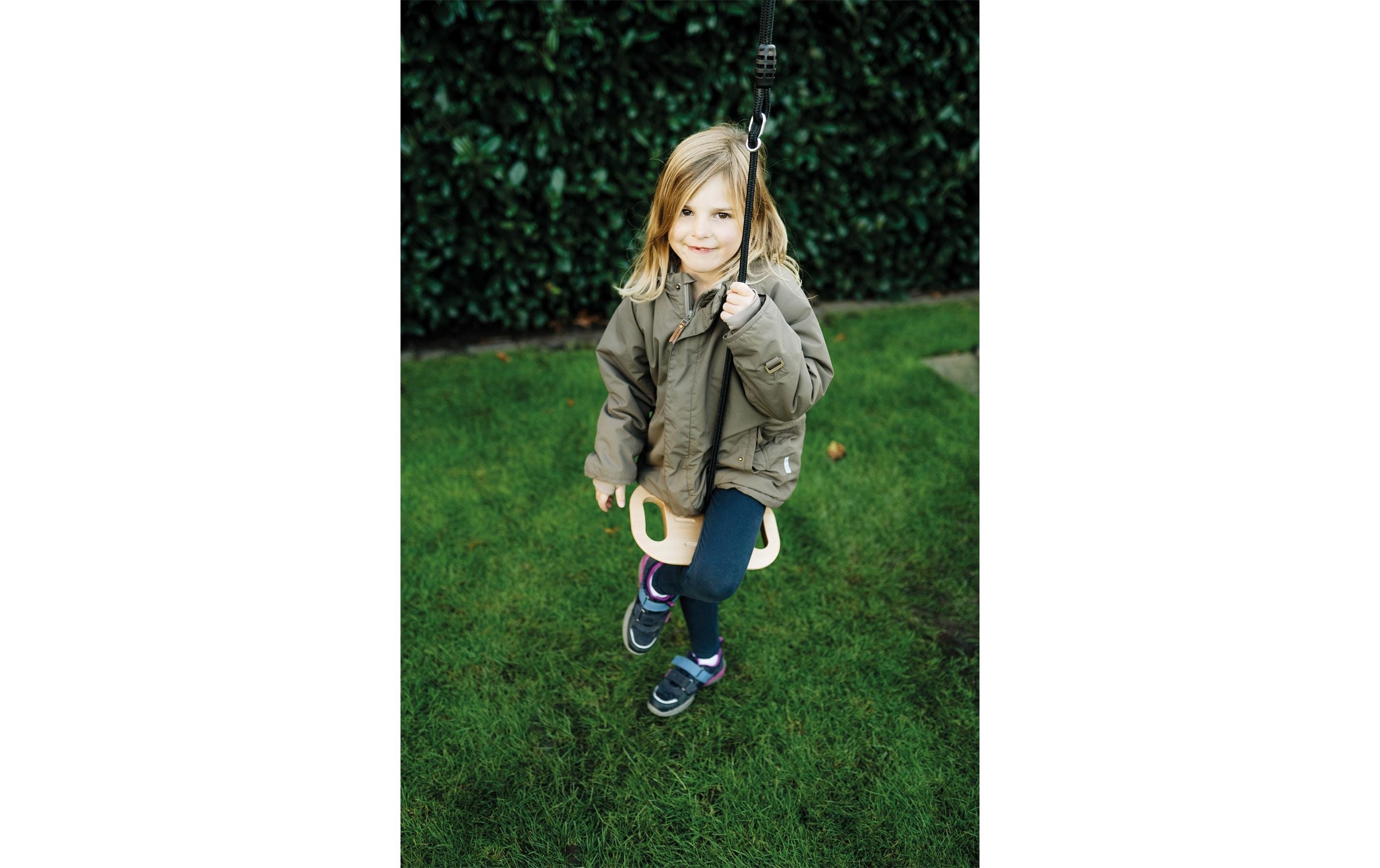 Small Foot Einzelschaukel »mit Griffen: «Black Line»«