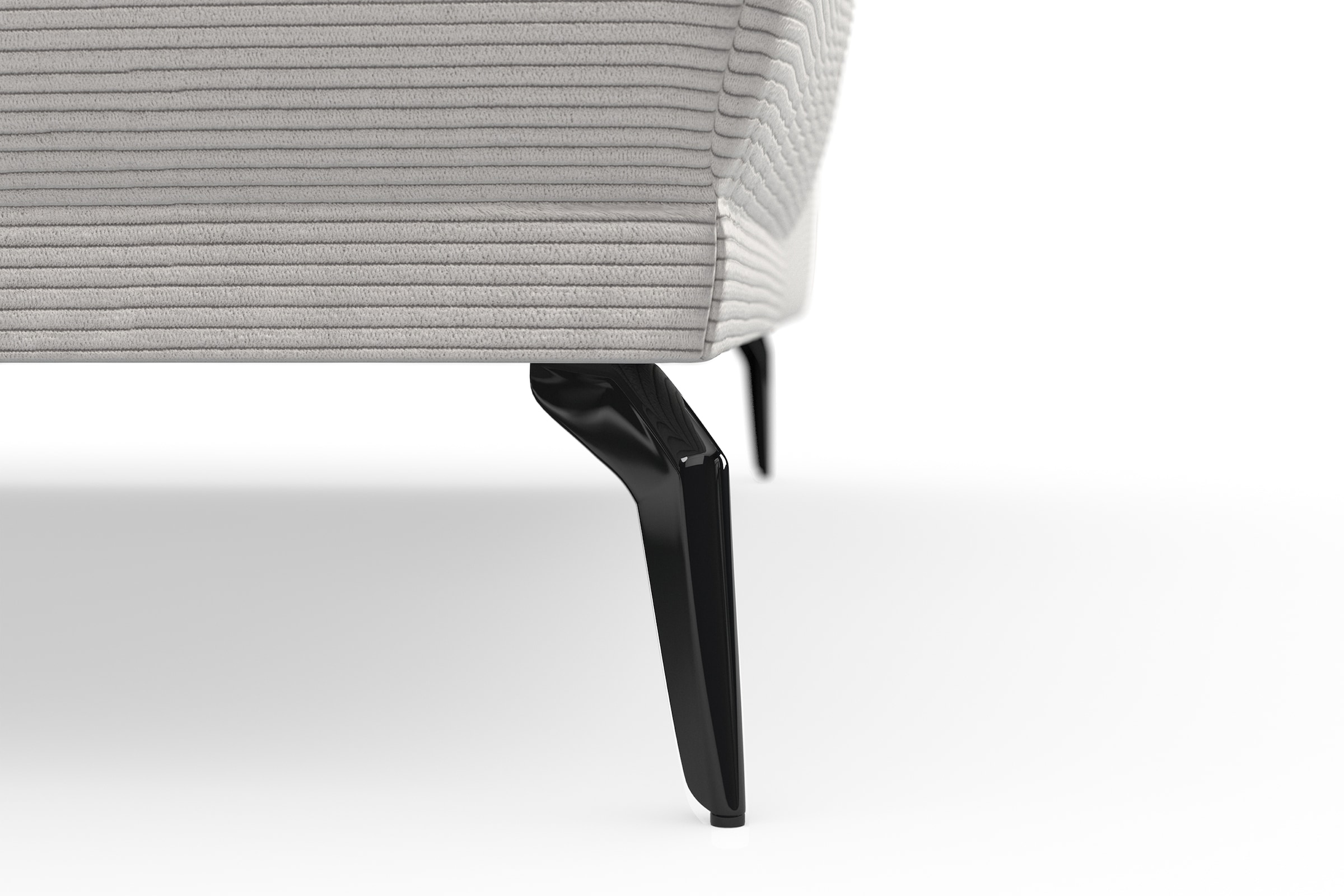 INOSIGN Ecksofa »Coco L-Form«, Sitztiefen-, Arm- und Kopfteilverstellung, Cord-Bezug, Fusshöhe 15 cm