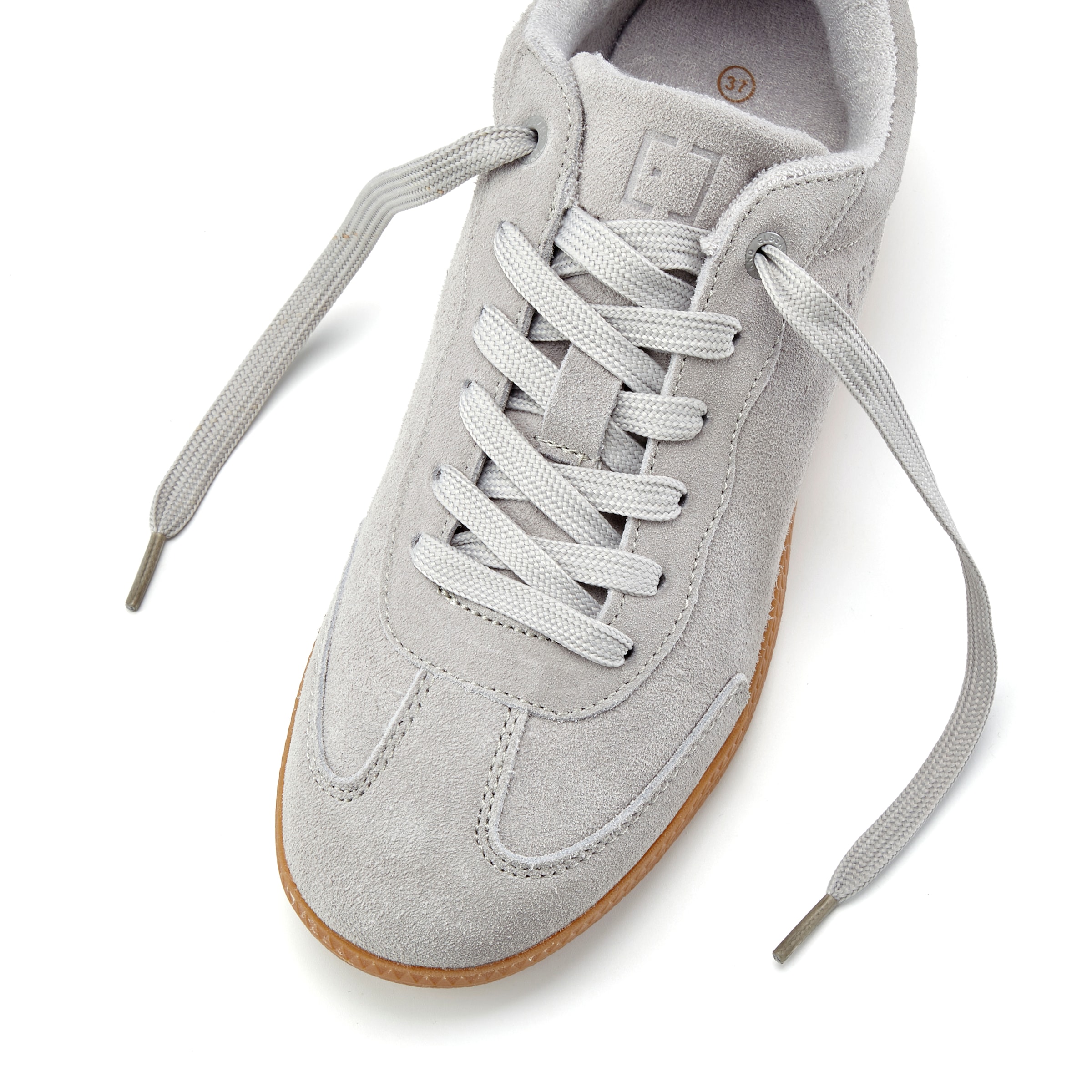 Elbsand Sneakers »Freizeitschuh, Schnürschuh, Turnschuh, Retro Sneaker, Lederschuh«  Sneaker en cuir, chaussure à lacets en cuir au look rétro moderne