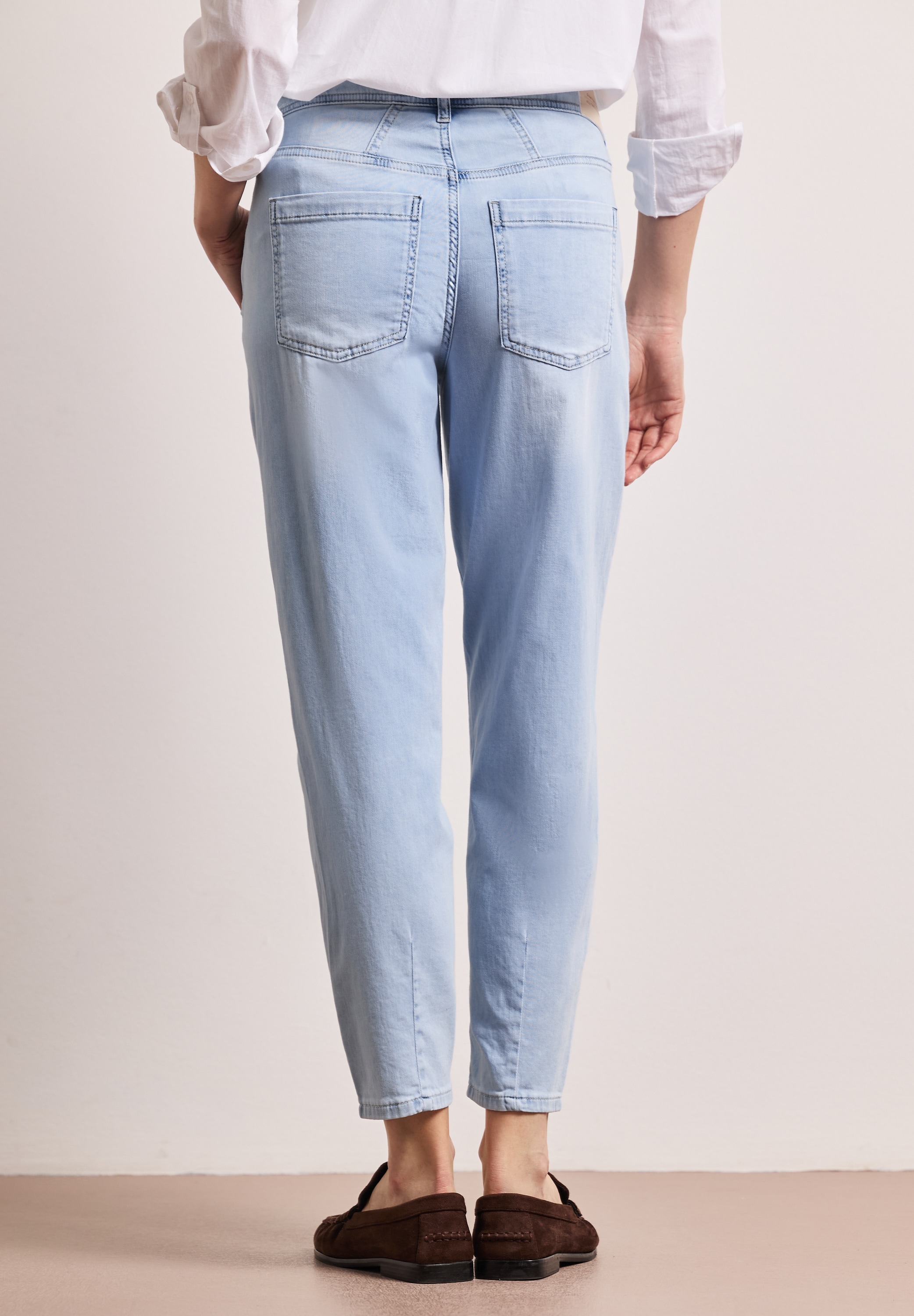 Image of STREET ONE High-waist-Jeans "Style Karrie" mit Taschen