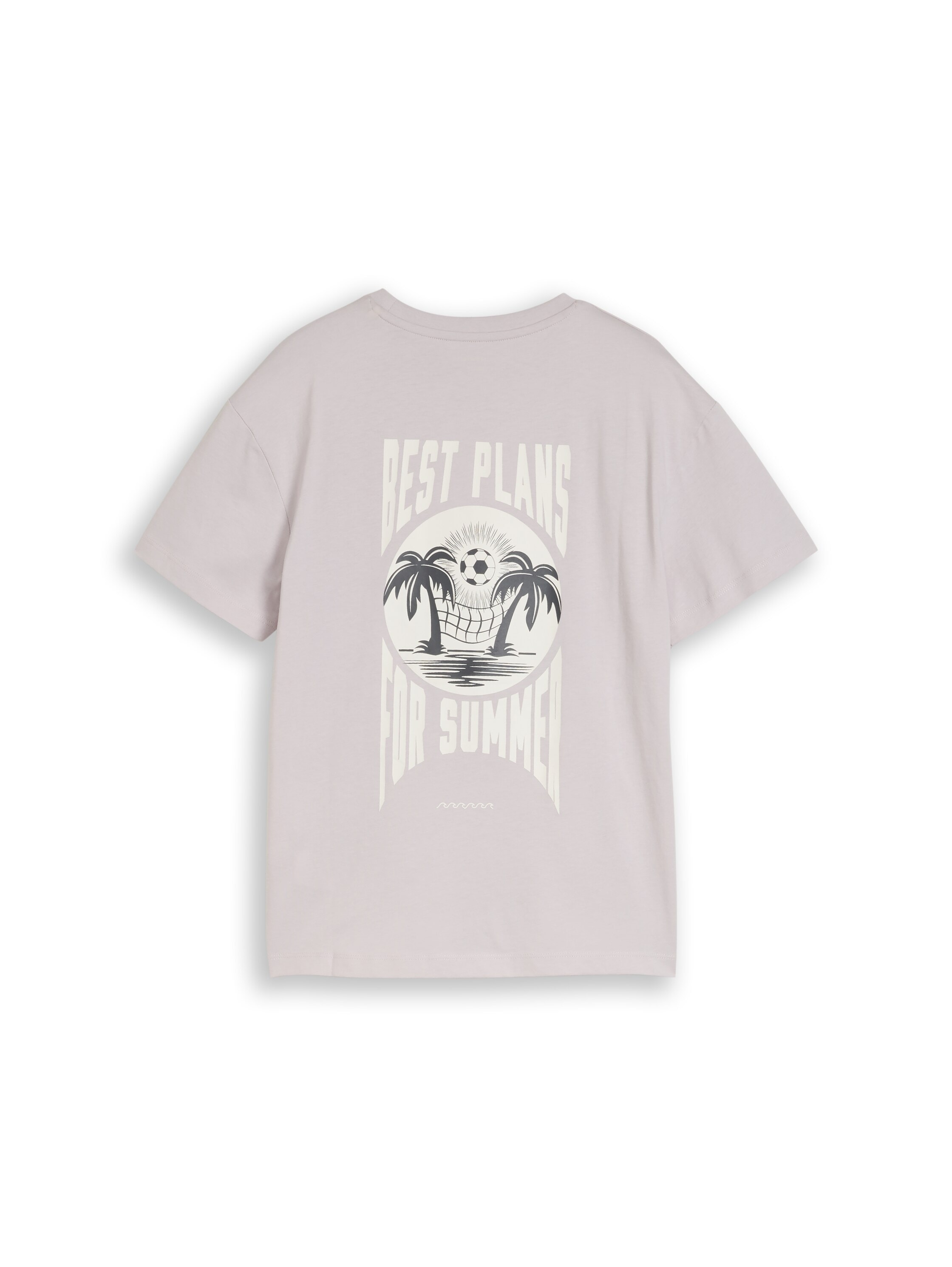 TOM TAILOR T-Shirt mit Rücken Print