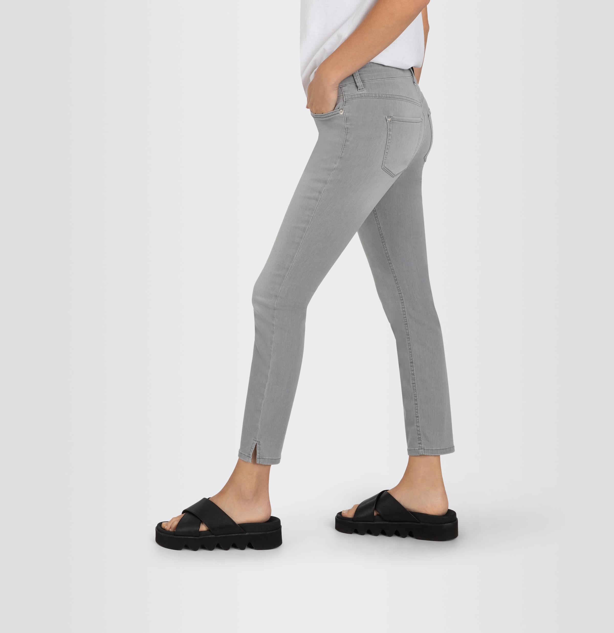 MAC 7/8-Jeans »Dream Summer«, verkürzt mit Schlitz am Saum