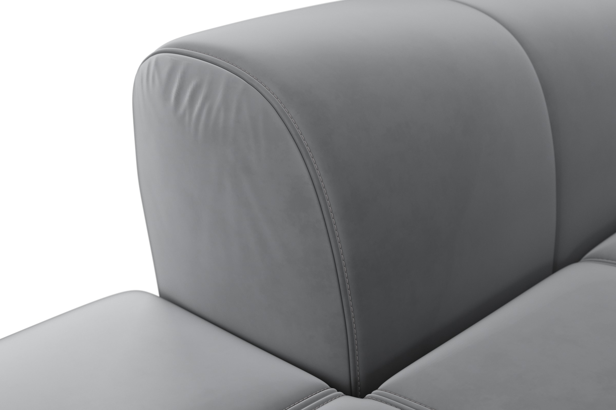 sit&more Ecksofa »Bendigo L-Form« inklusive Sitztiefenverstellung, Bodenfreiheit 12 cm, in 2 Fussfarben