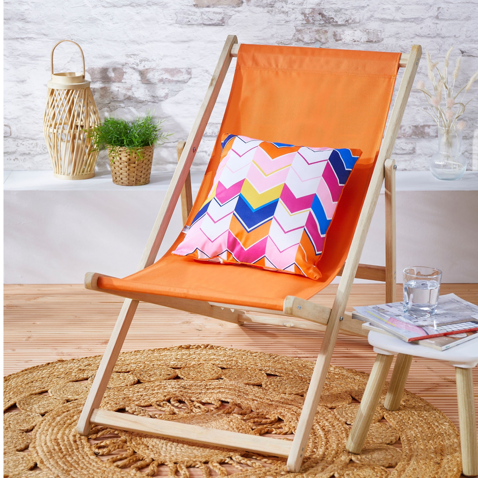 Andiamo Coussin décoratif »Helia, Kissenhülle mit Füllung« coussin de canapé, design moderne, carré, 40x40, adapté pour l'extérieur