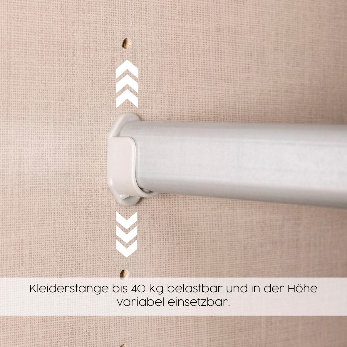 rauch Armoire à portes battantes »Kleiderschrank Schrank Garderobe COSTA in den Breiten 91/136/181 cm« En 3 configurations BASIC/CLASSIC/PREMIUM,  beaucoup d’espace, façade sans poignées et fonction push-to-open MADE IN GERMANY