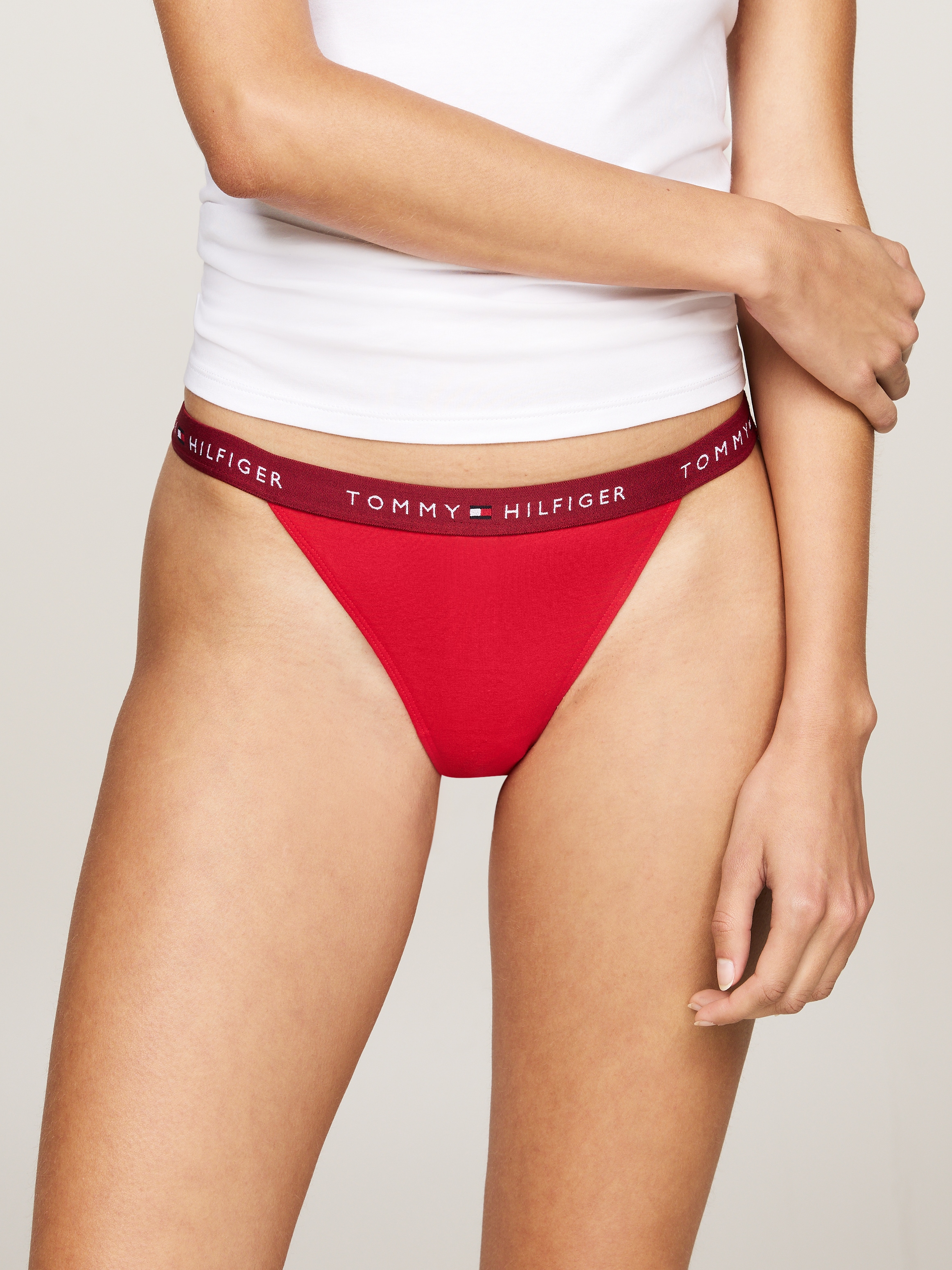 Tommy Hilfiger Underwear Slip, (Packung, 3 St., 3er-Pack), mit Logo-Schriftzug